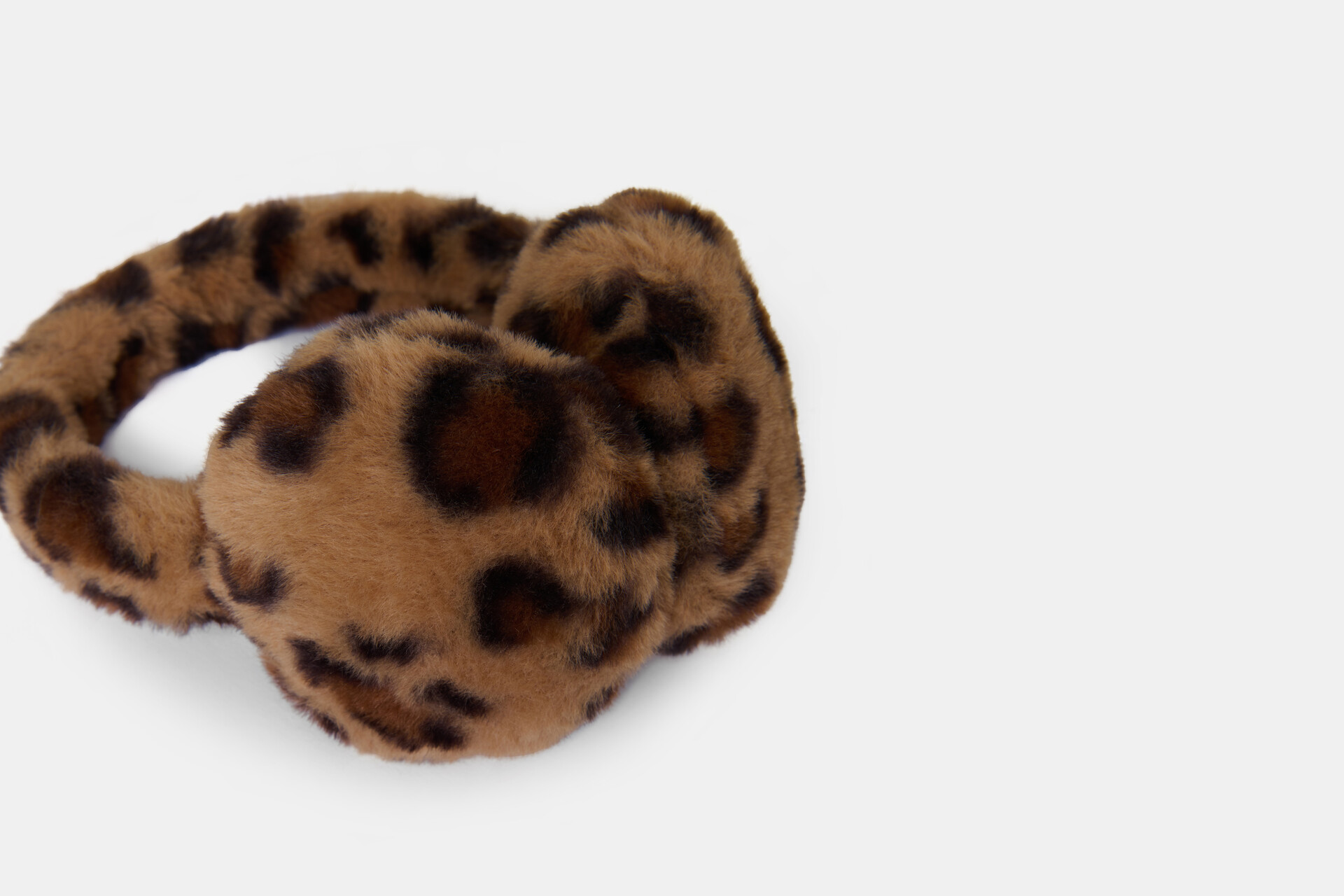 Ohrenschützer mit Leopardenprint in Pelzoptik SHOEBY ACCESSOIRES