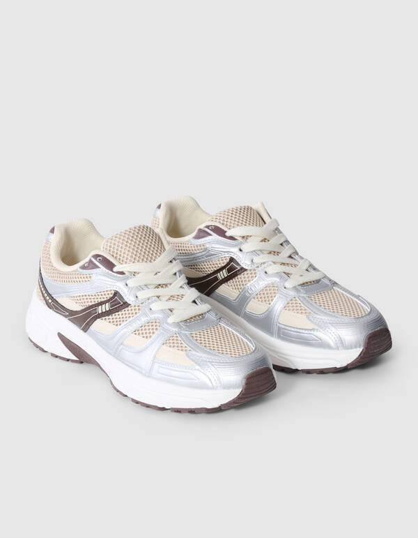 Mesh-Sneaker Silber SHOEBY SHOES