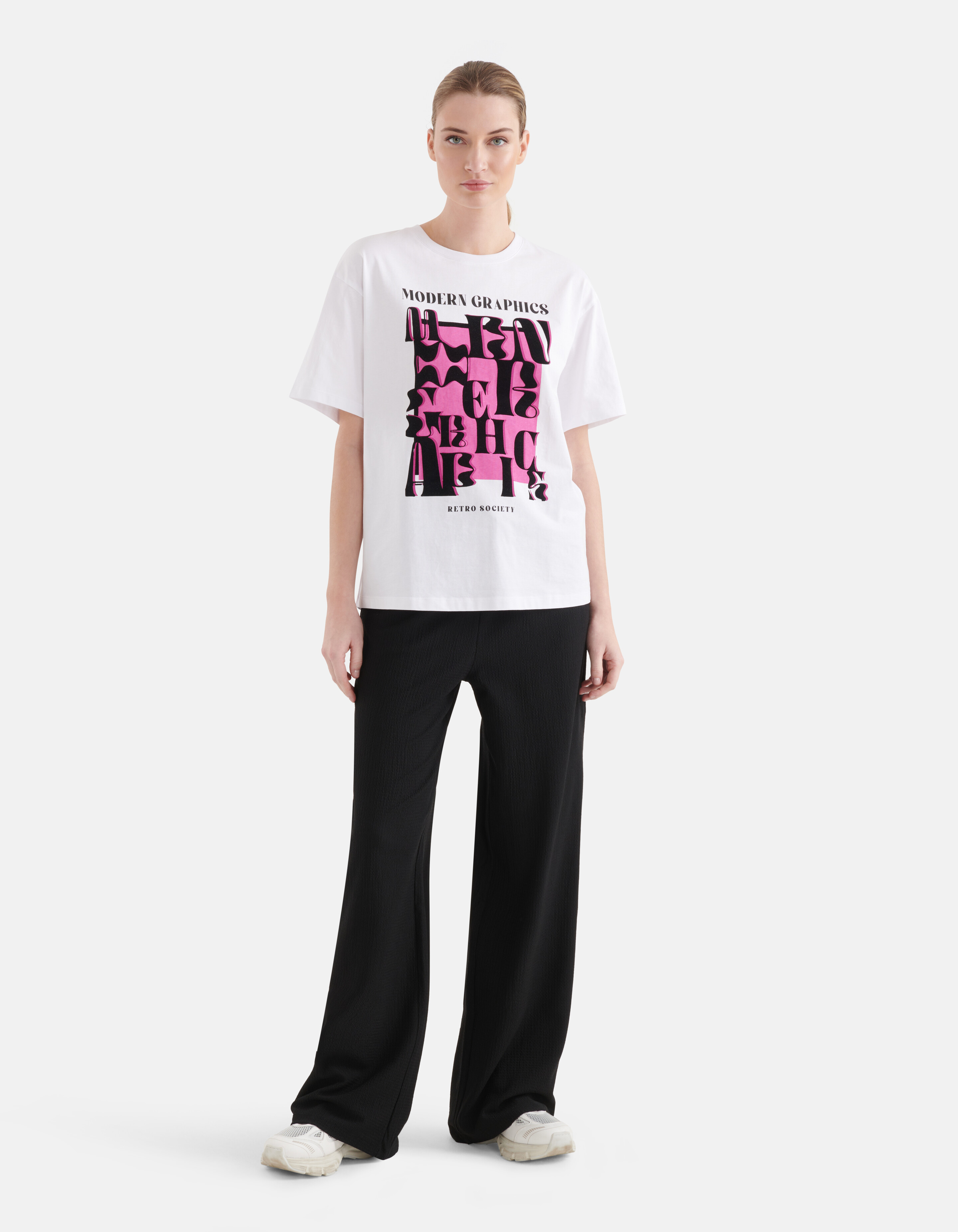 Grafik-T-Shirt Weiß SHOEBY WOMEN