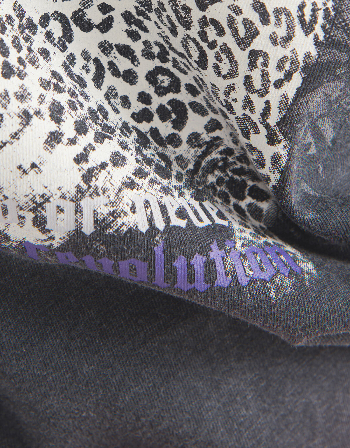 Bedrucktes T-shirt Dunkelgrau SHOEBY WOMEN