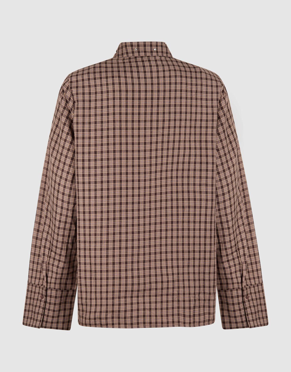 Ruiten Shoulder Strass Blouse Bruin SHOEBY WOMEN