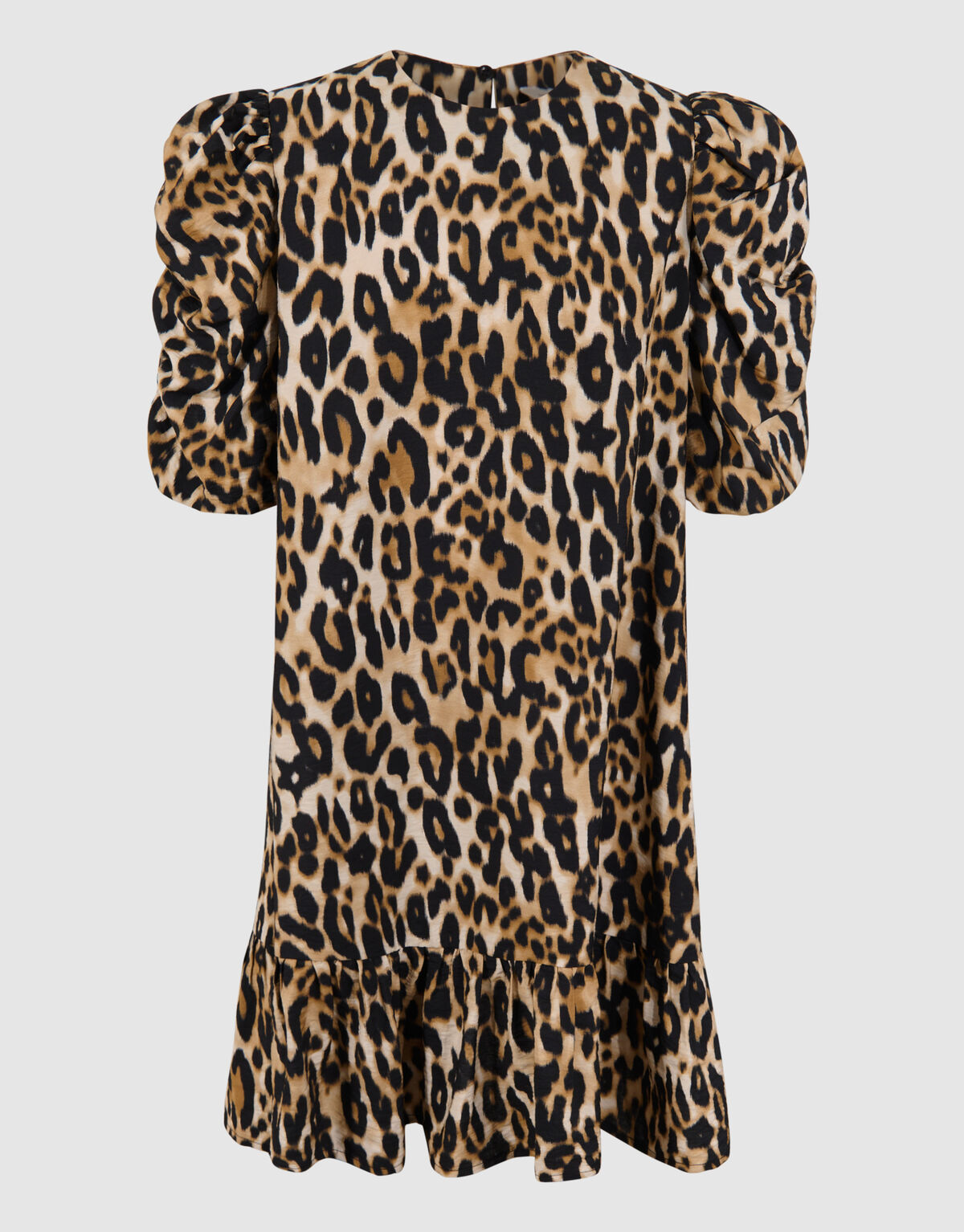 Bedrucktes Leopardenkleid Braun SHOEBY GIRLS