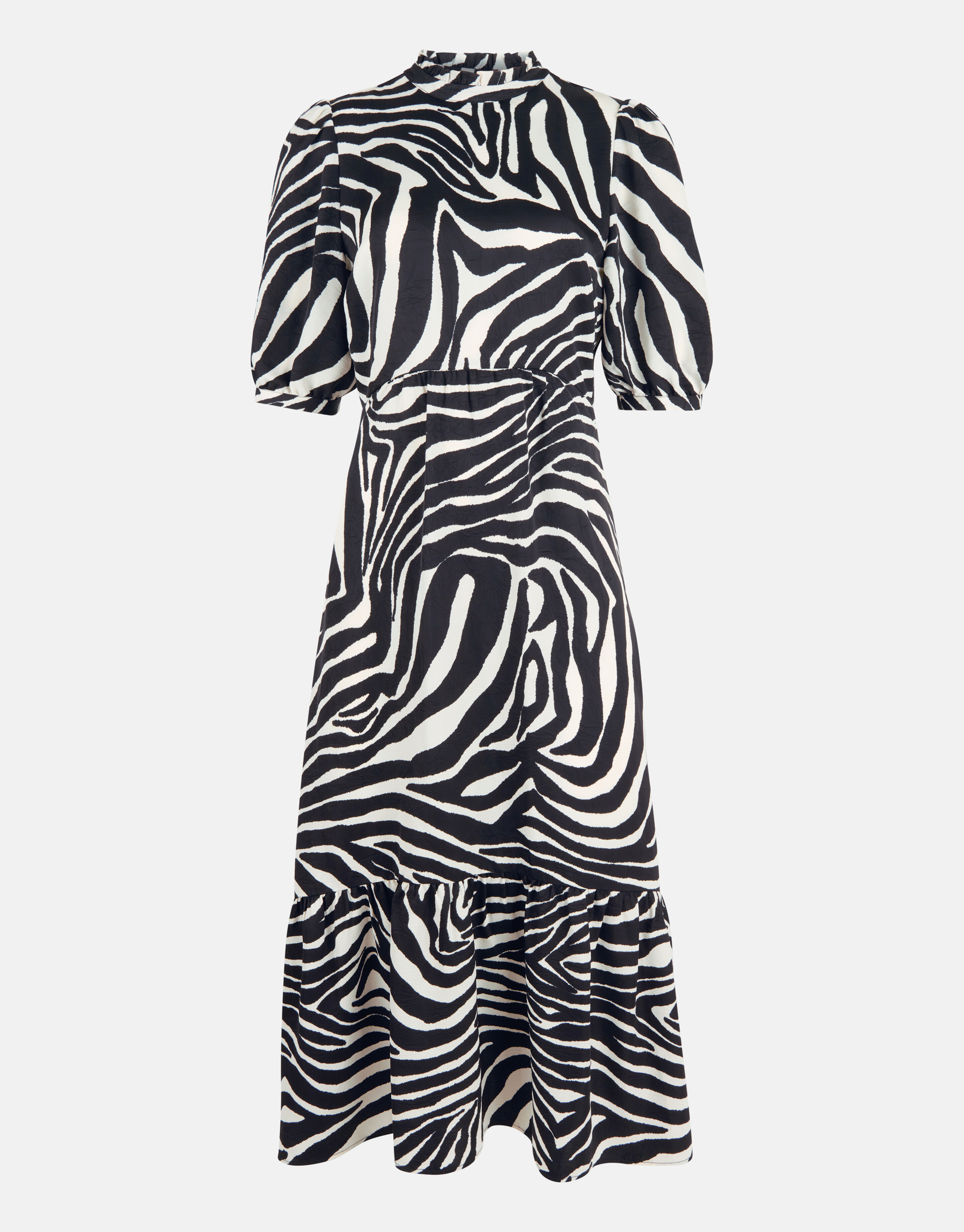 Zebra Print Maxikleid Schwarz/Weiß SHOEBY WOMEN