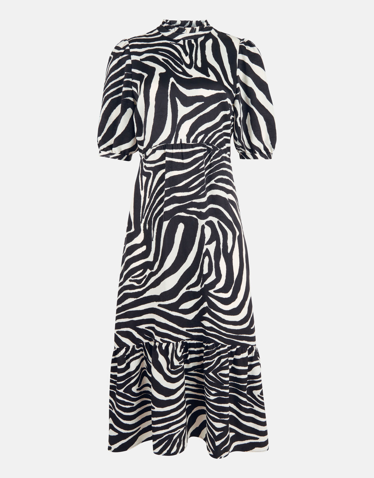 Zebra Print Maxikleid Schwarz/Weiß SHOEBY WOMEN