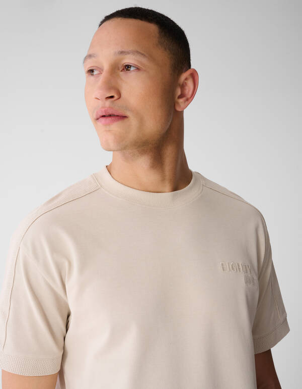 Mesh-T-Shirt Sand SHOEBY MEN