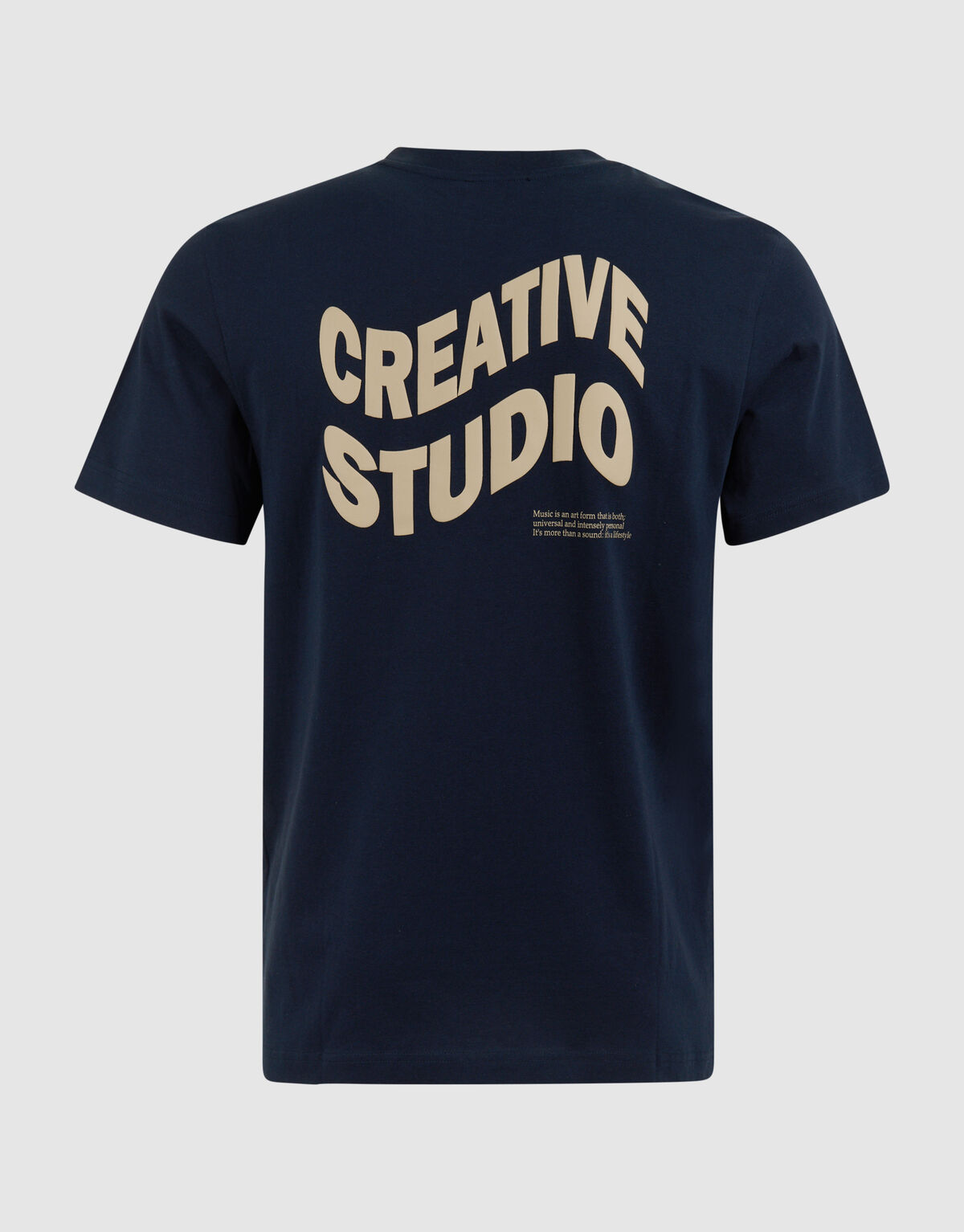 Studio-T-Shirt Dunkelblau SHOEBY MEN