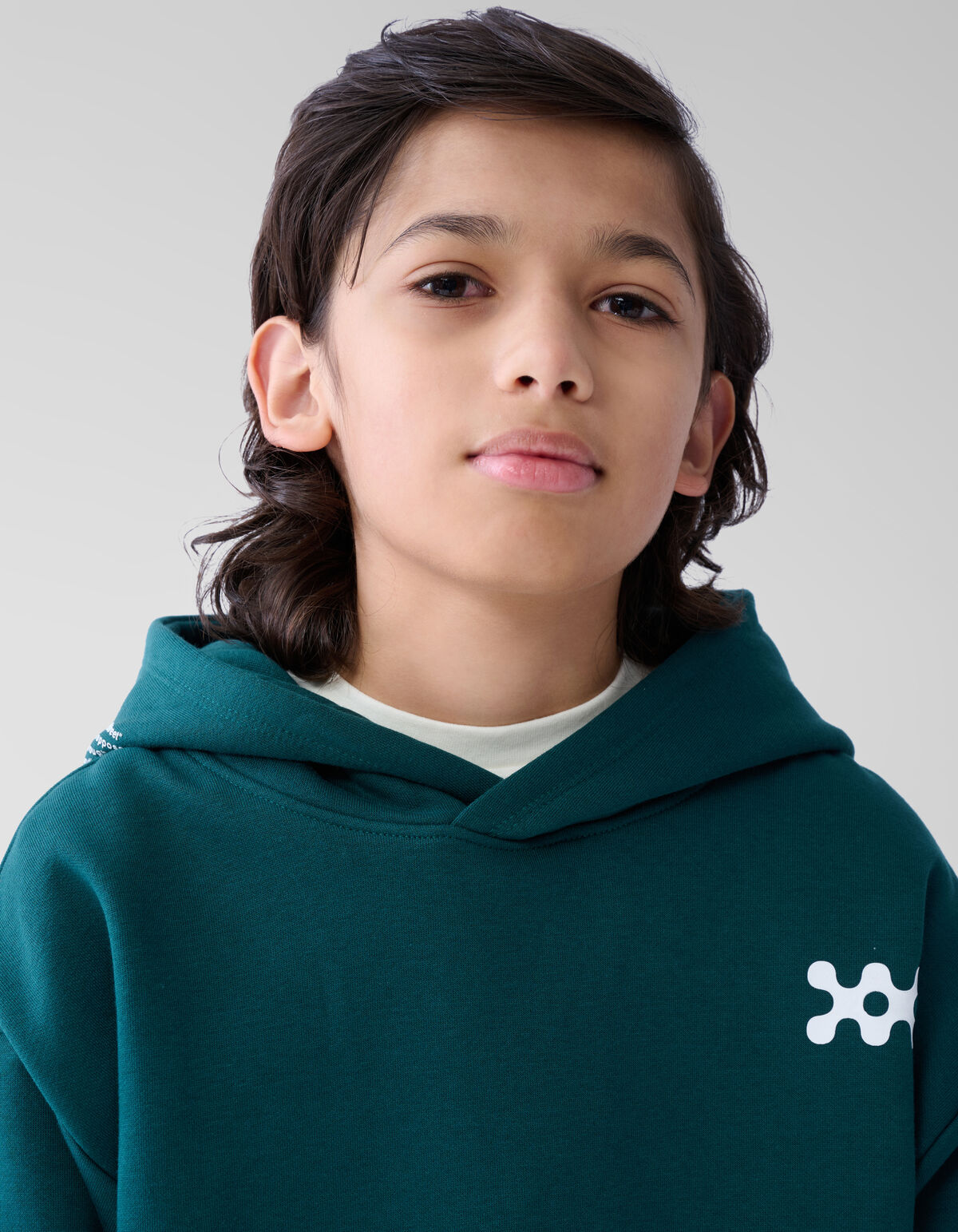 Basic Artwork Hoodie Dunkelgrün SHOEBY BOYS