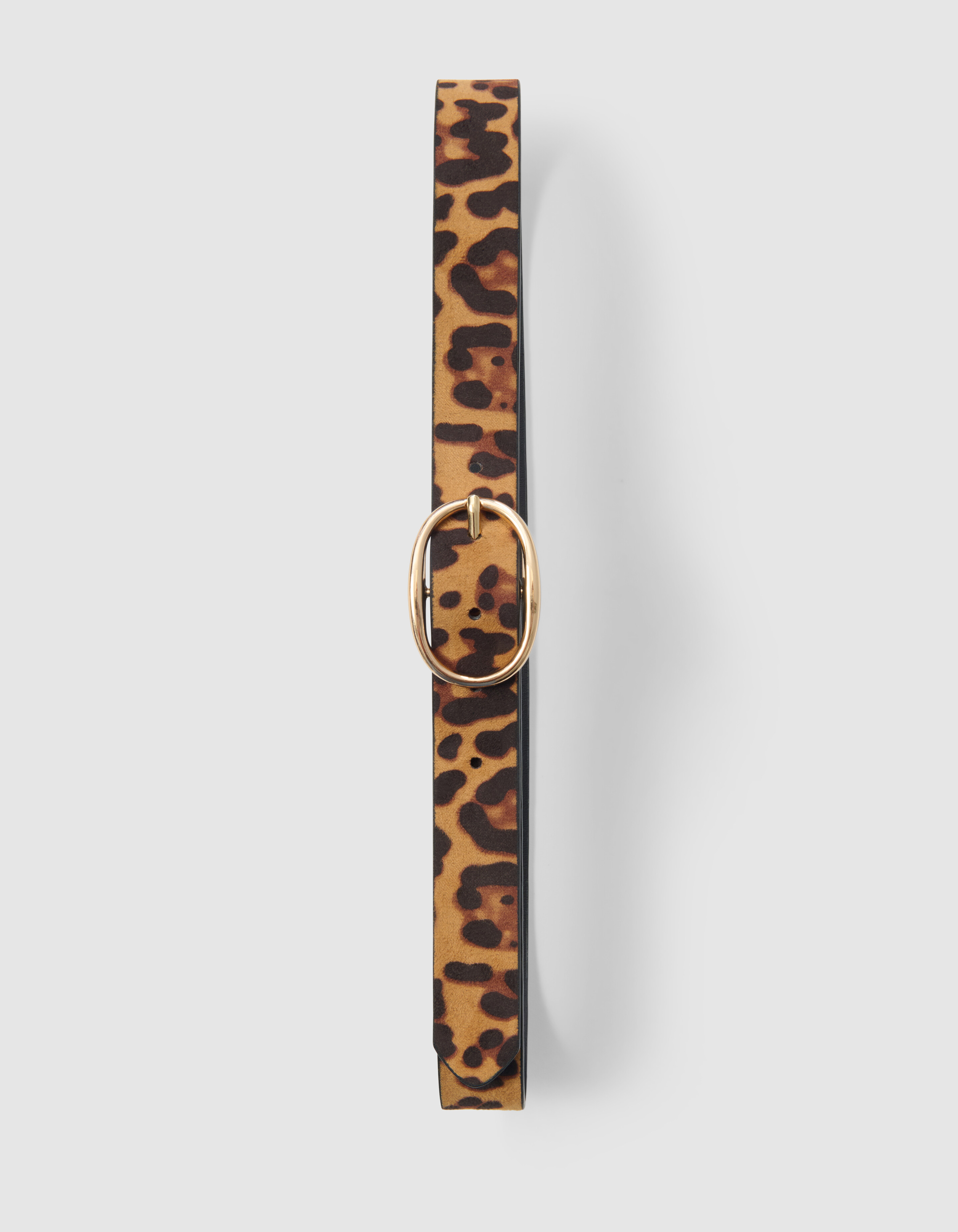 Leopard Belt Brown SHOEBY ACCESSOIRES
