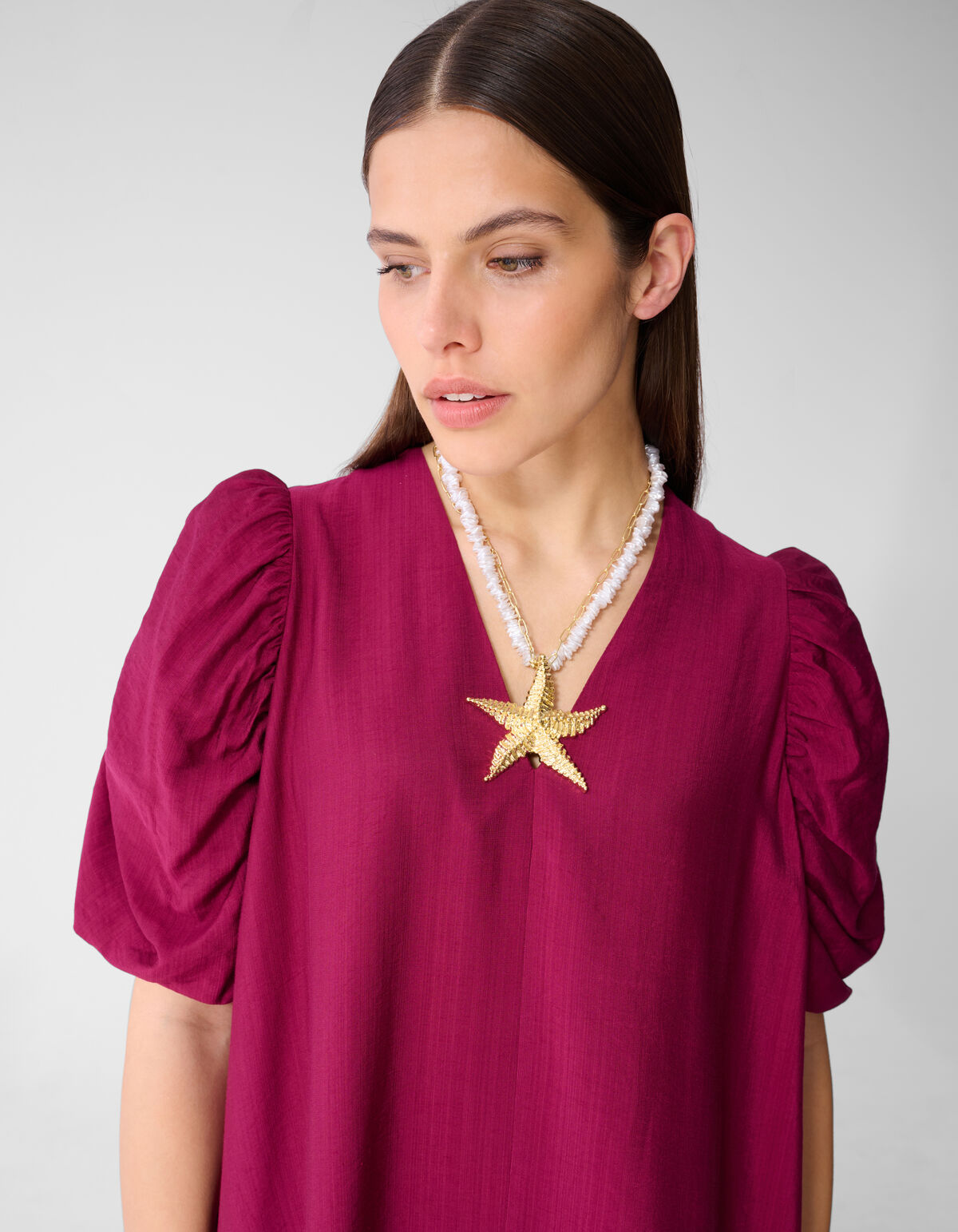 Seastar Kette Gebrochen Wei&szlig; SHOEBY ACCESSOIRES