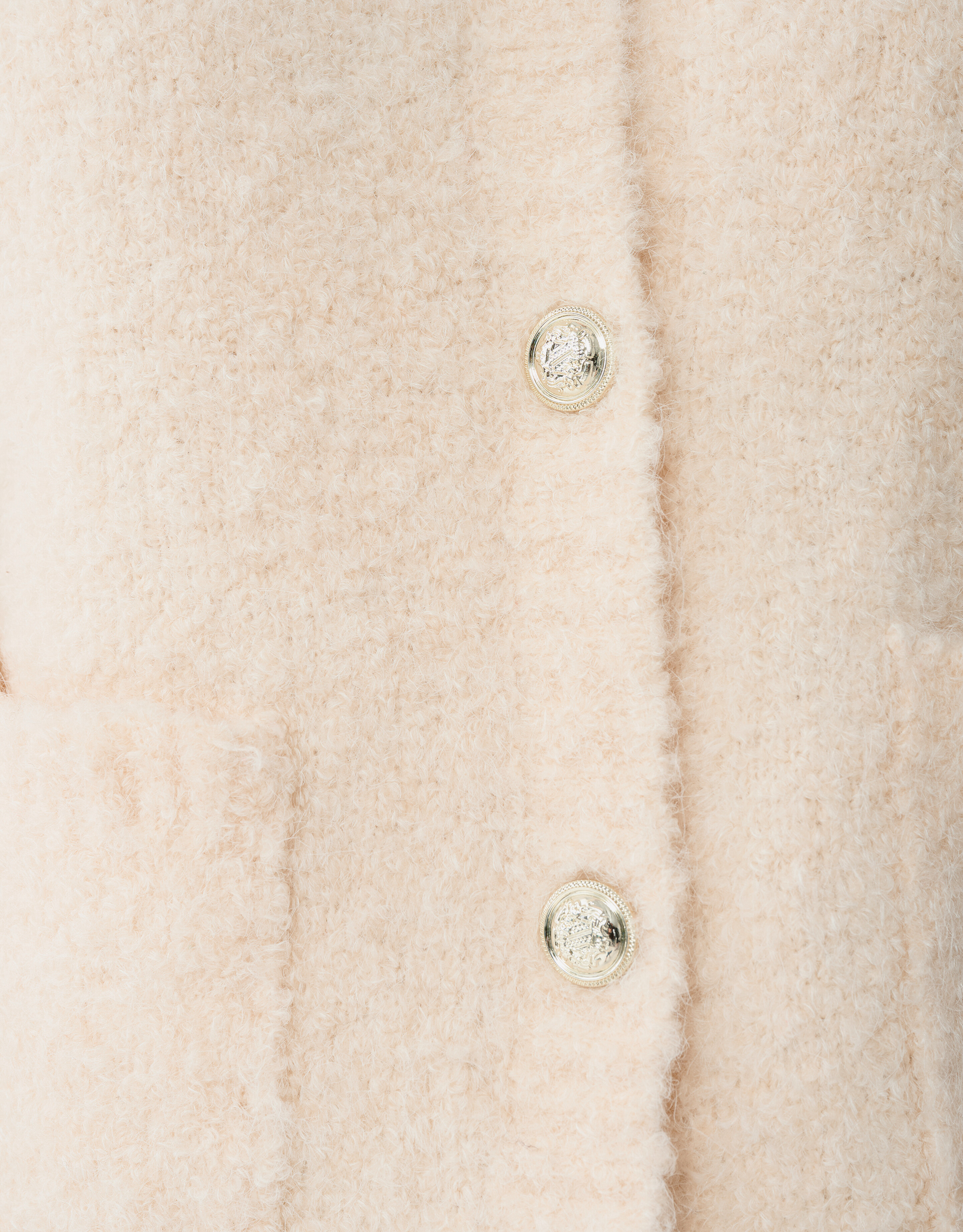 Teddy Knit Cardigan Off-White SHOEBY WOMEN