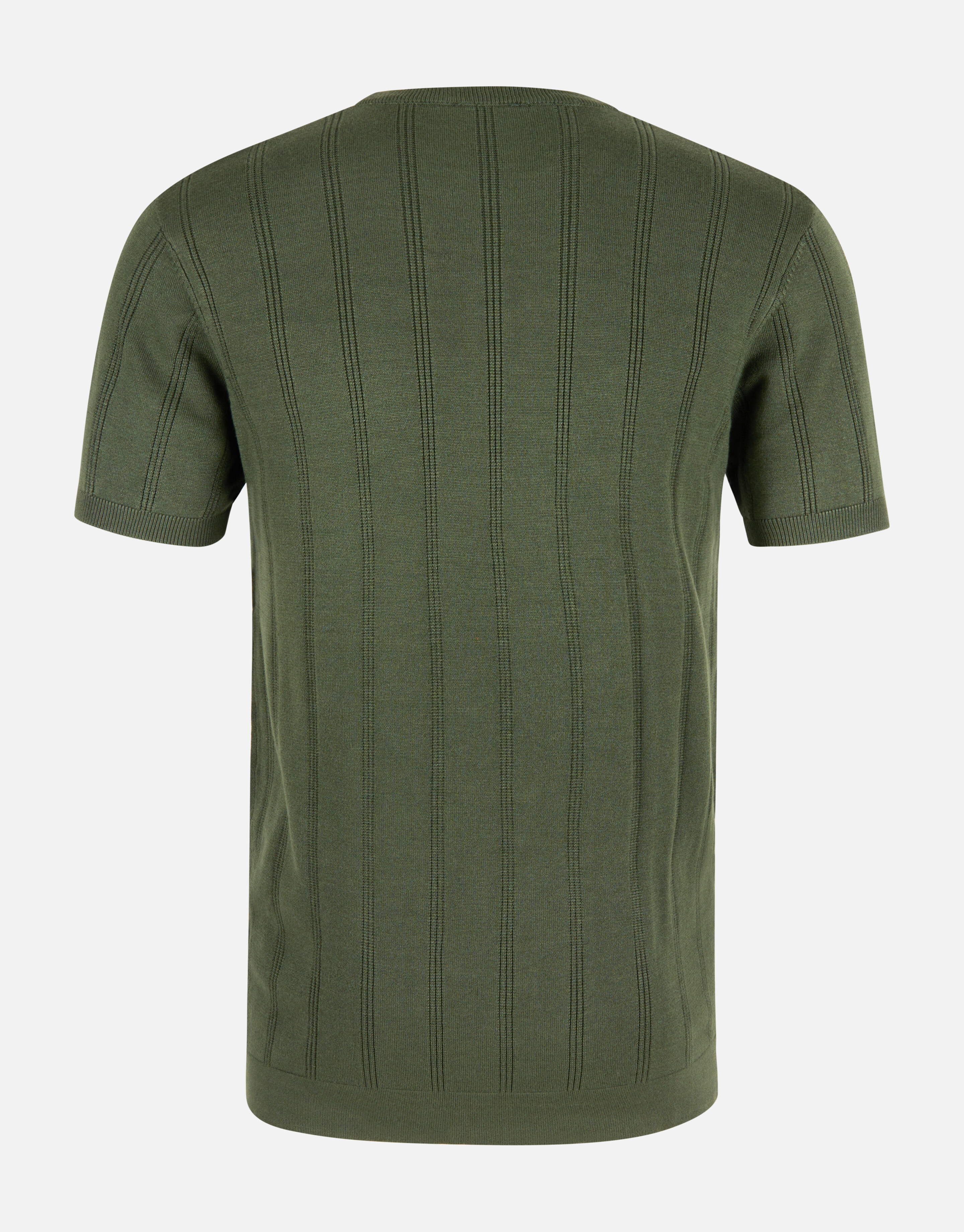 Strick-T-Shirt Dunkelgrün SHOEBY MEN