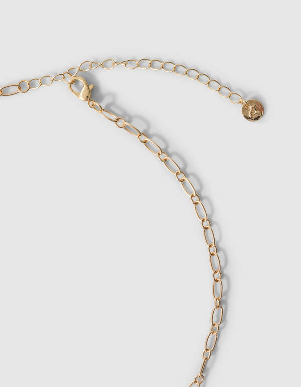 Perlen-Anh&auml;nger-Kette Gold SHOEBY ACCESSOIRES