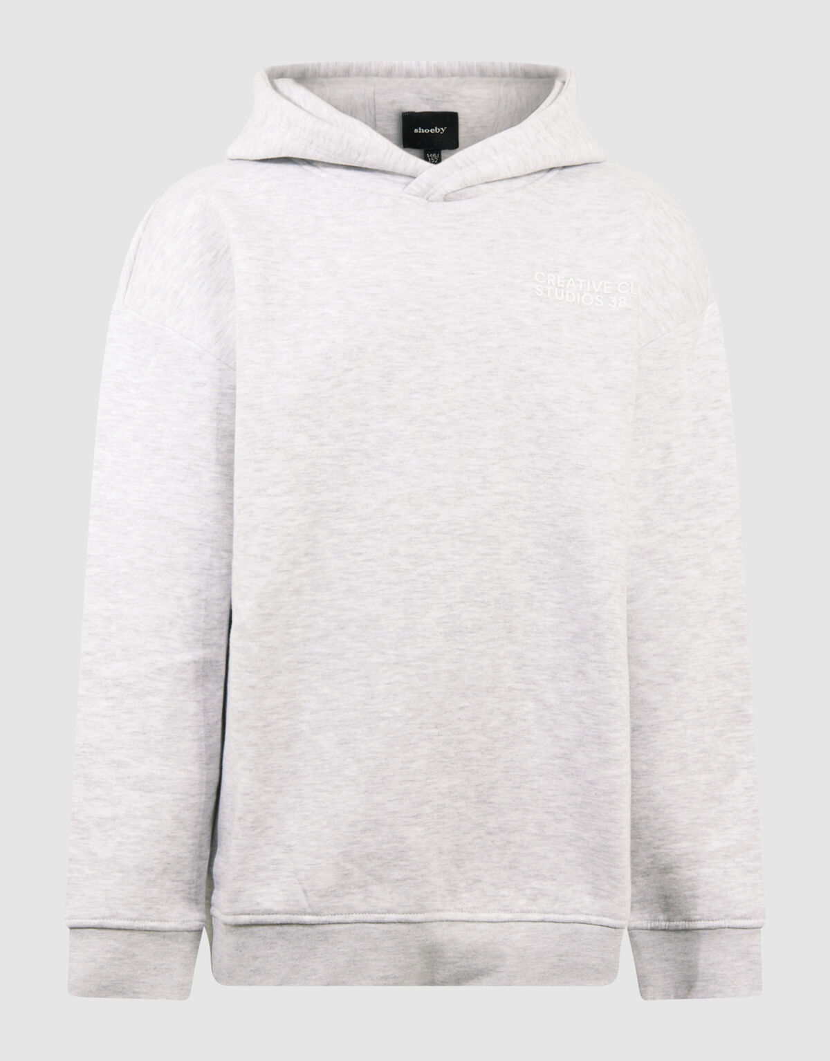 Minimalistischer Hoodie, hellgrau SHOEBY BOYS
