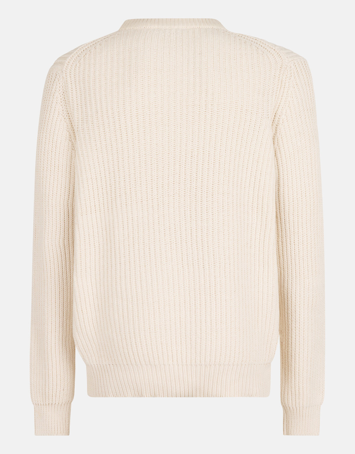 Grobgestrickter Pullover Off White SHOEBY MEN