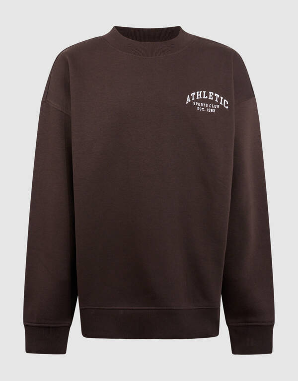 Athletic Artwork Sweatshirt Dunkelbraun SHOEBY BOYS