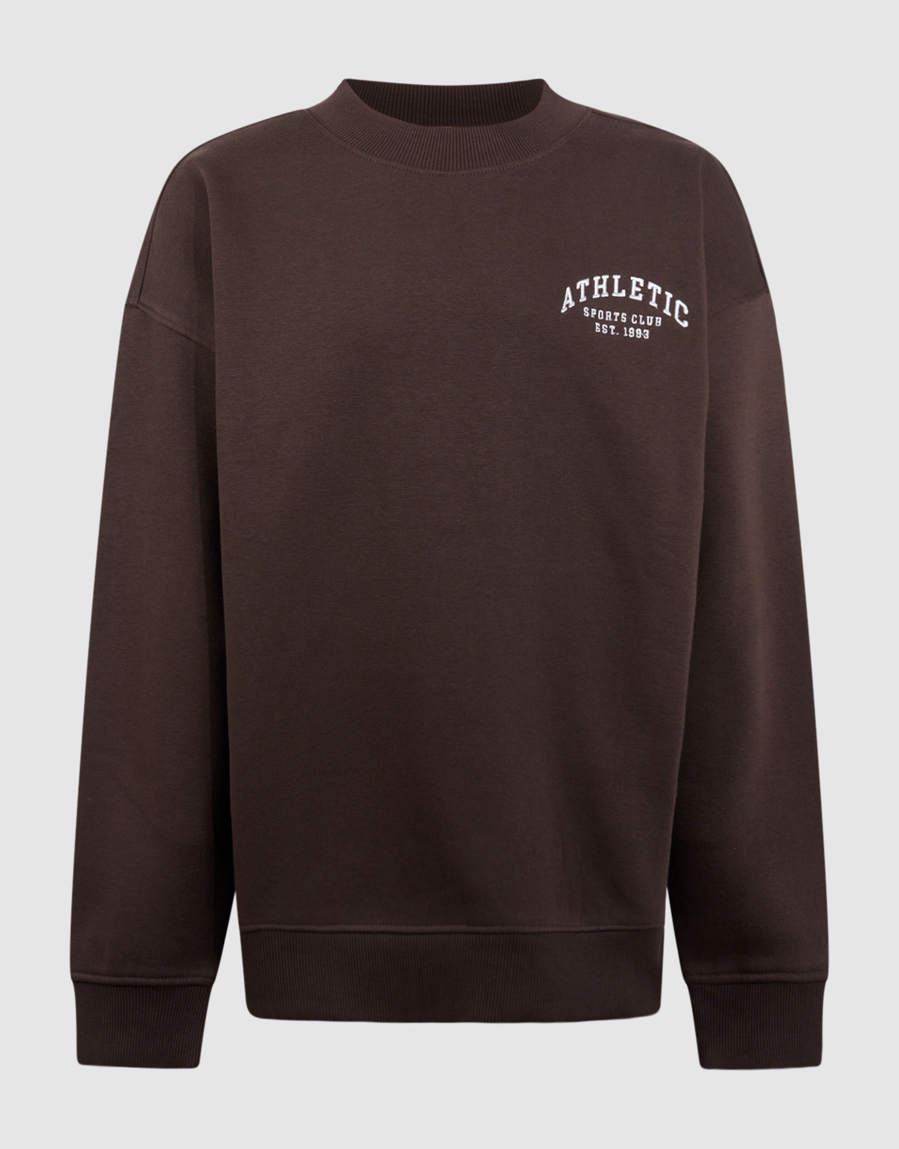 Athletic Artwork Sweatshirt Dunkelbraun SHOEBY BOYS