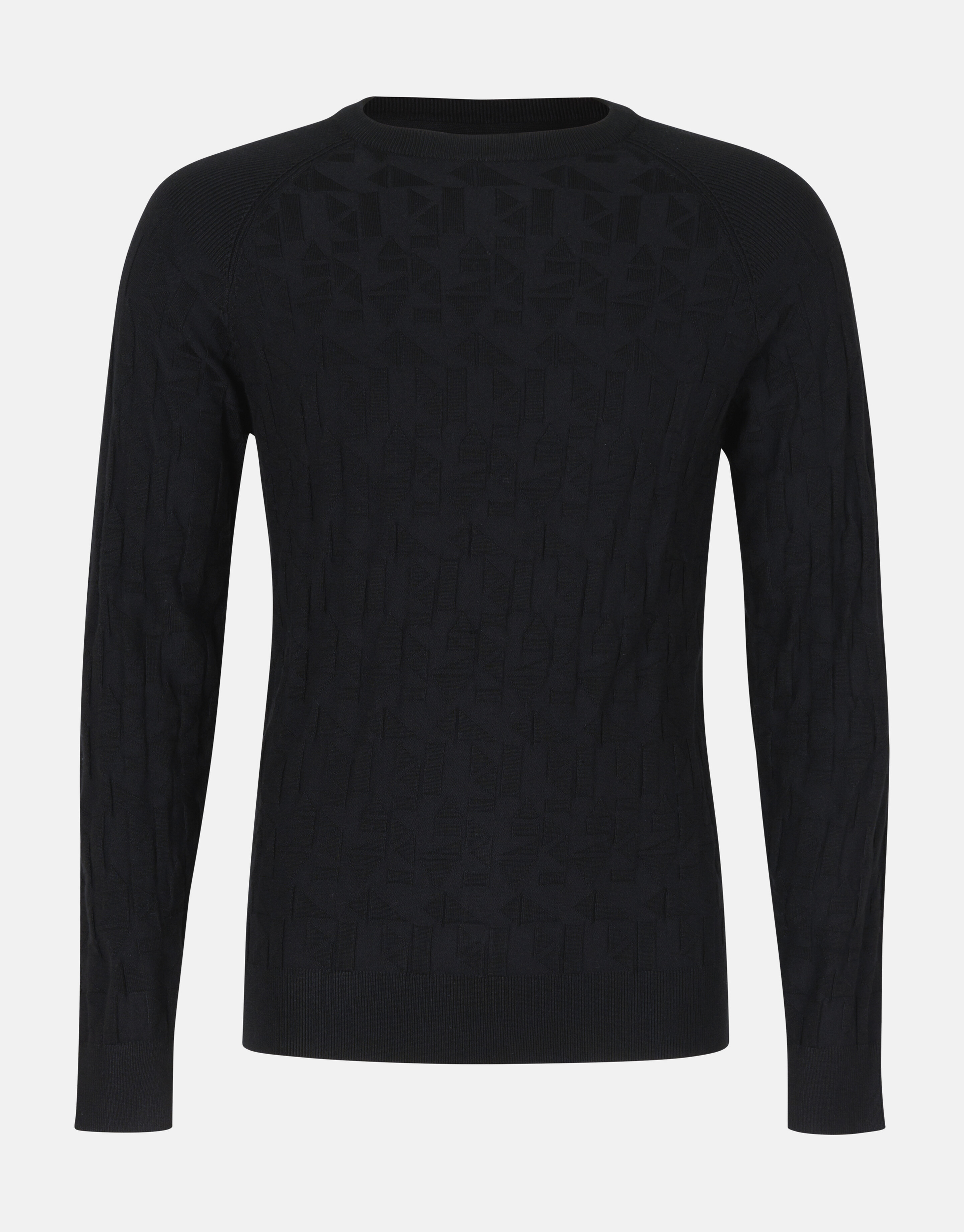 Strukturierter Pullover Schwarz SHOEBY MEN