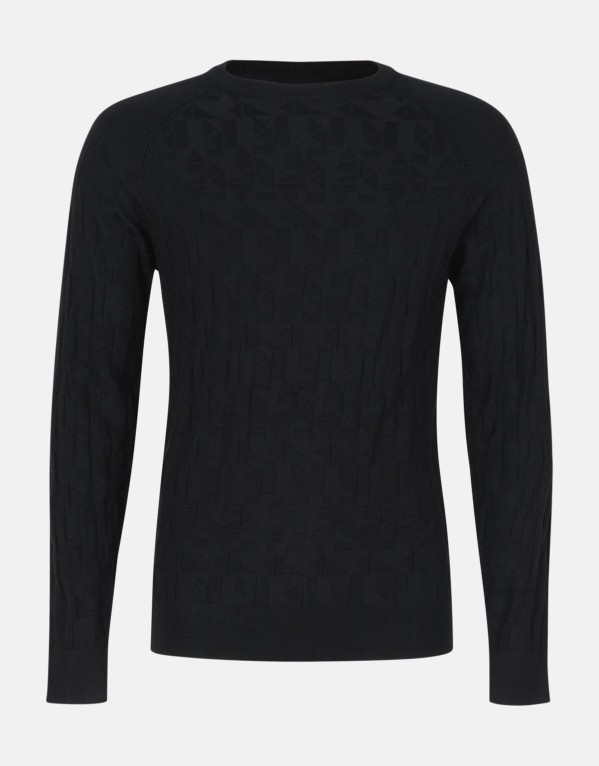 Strukturierter Pullover Schwarz SHOEBY MEN