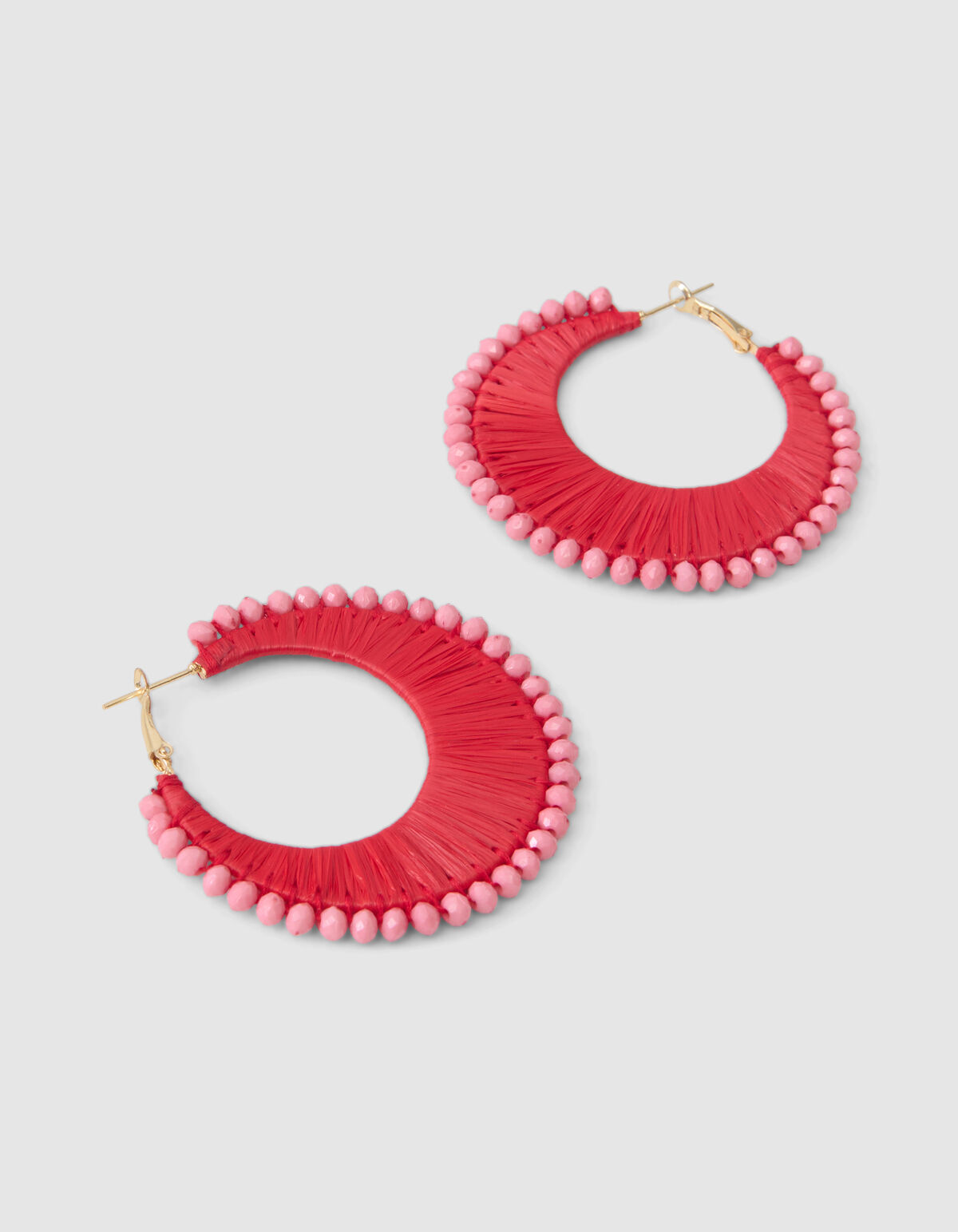 Perlenohrringe Rosa SHOEBY ACCESSOIRES