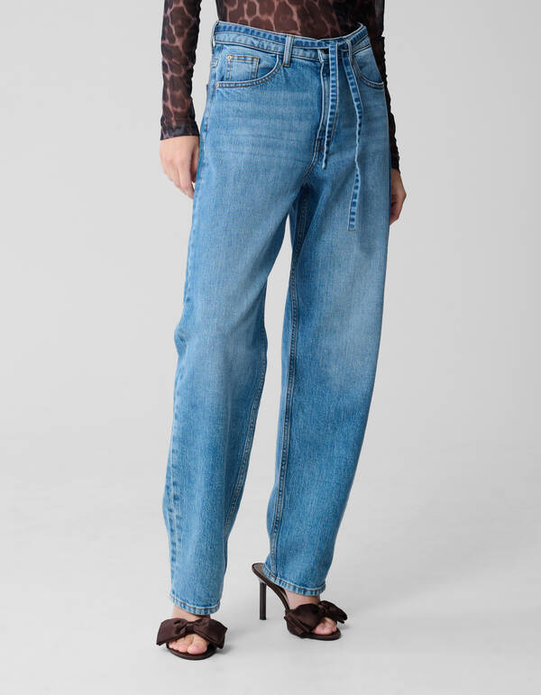 Balloon Fit Jeans Dunkelblau SHOEBY WOMEN