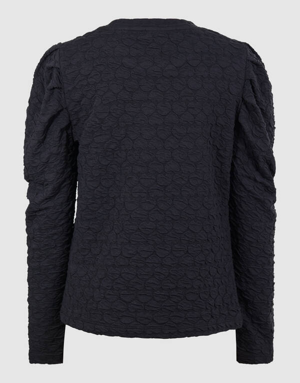 Heart Puff Top Schwarz SHOEBY GIRLS