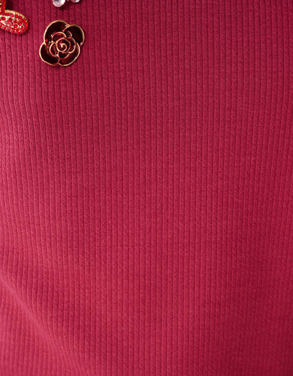 Puff Top Dunkelrot SHOEBY GIRLS