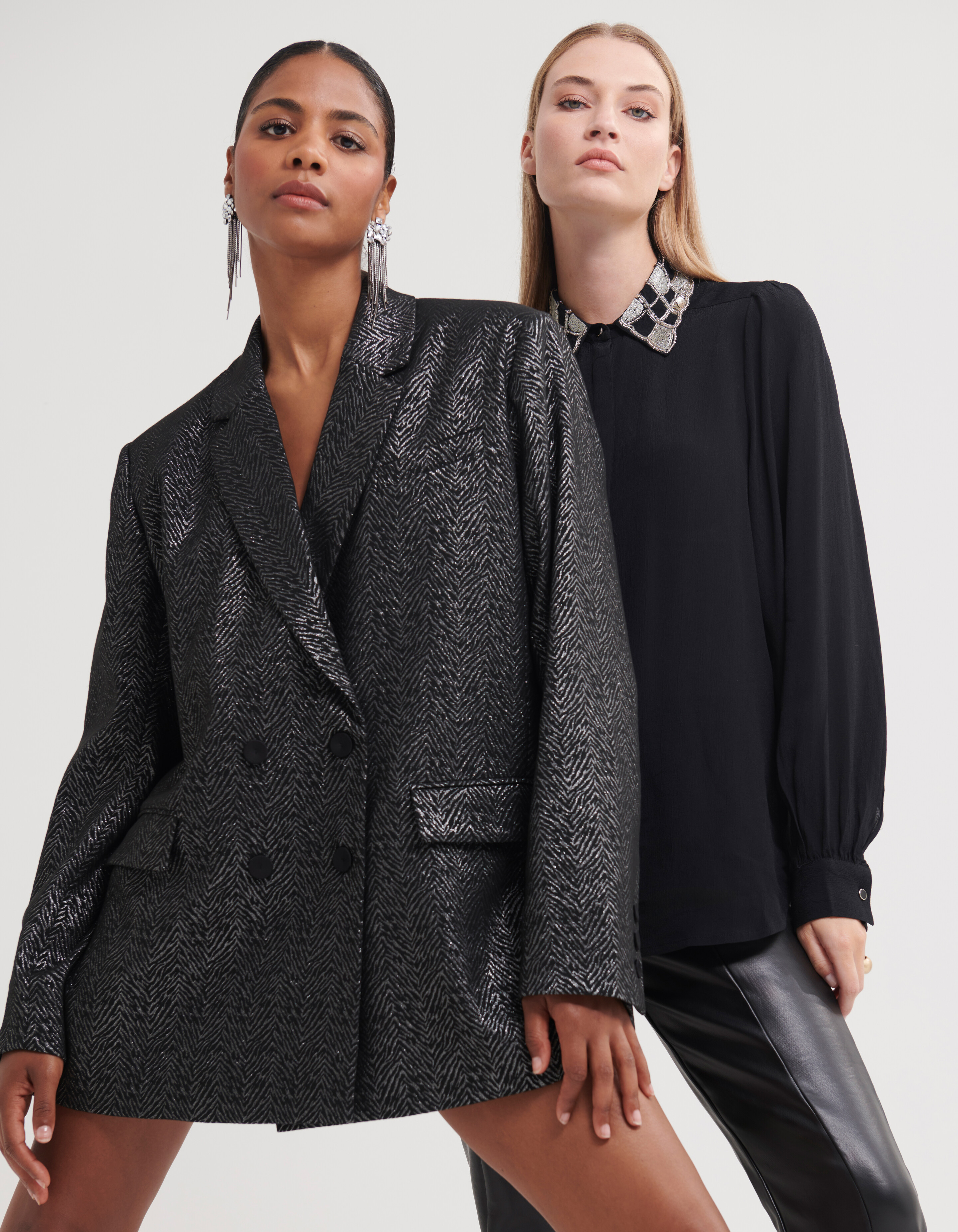 Blazer mit Zebradruck Schwarz von Fred SHOEBY WOMEN
