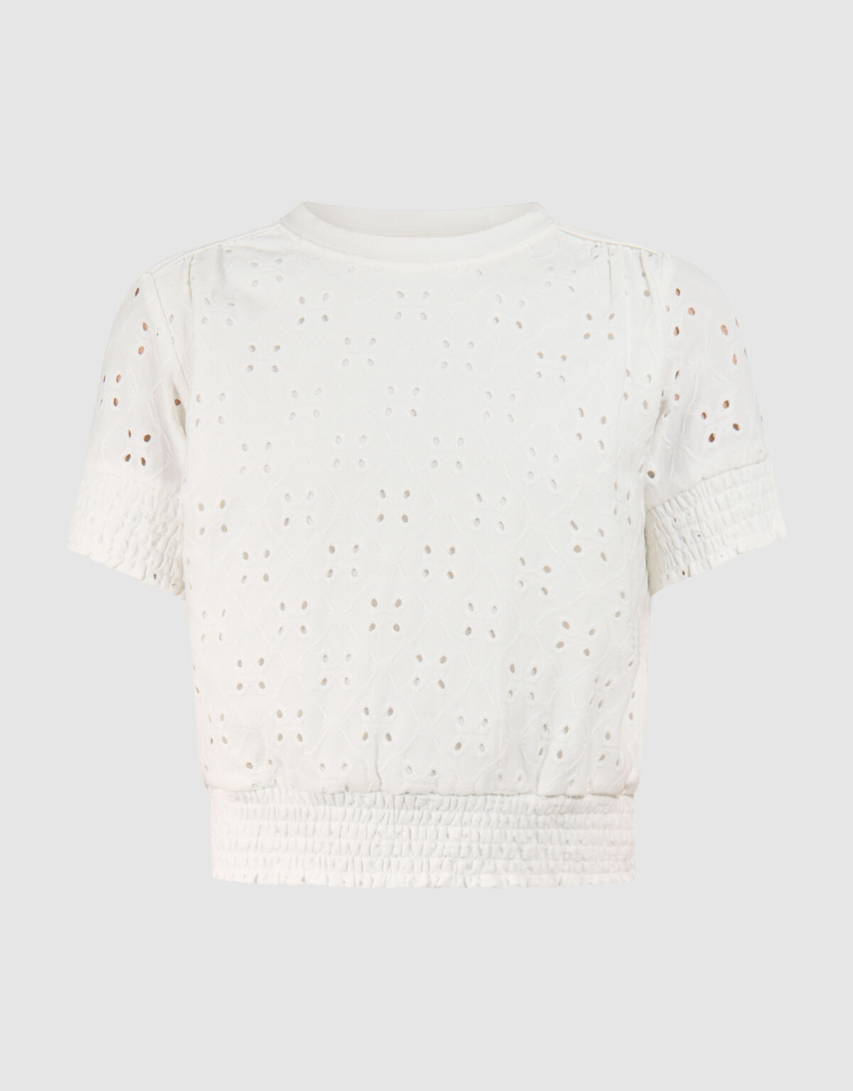 Besticktes Top Weiß SHOEBY GIRLS