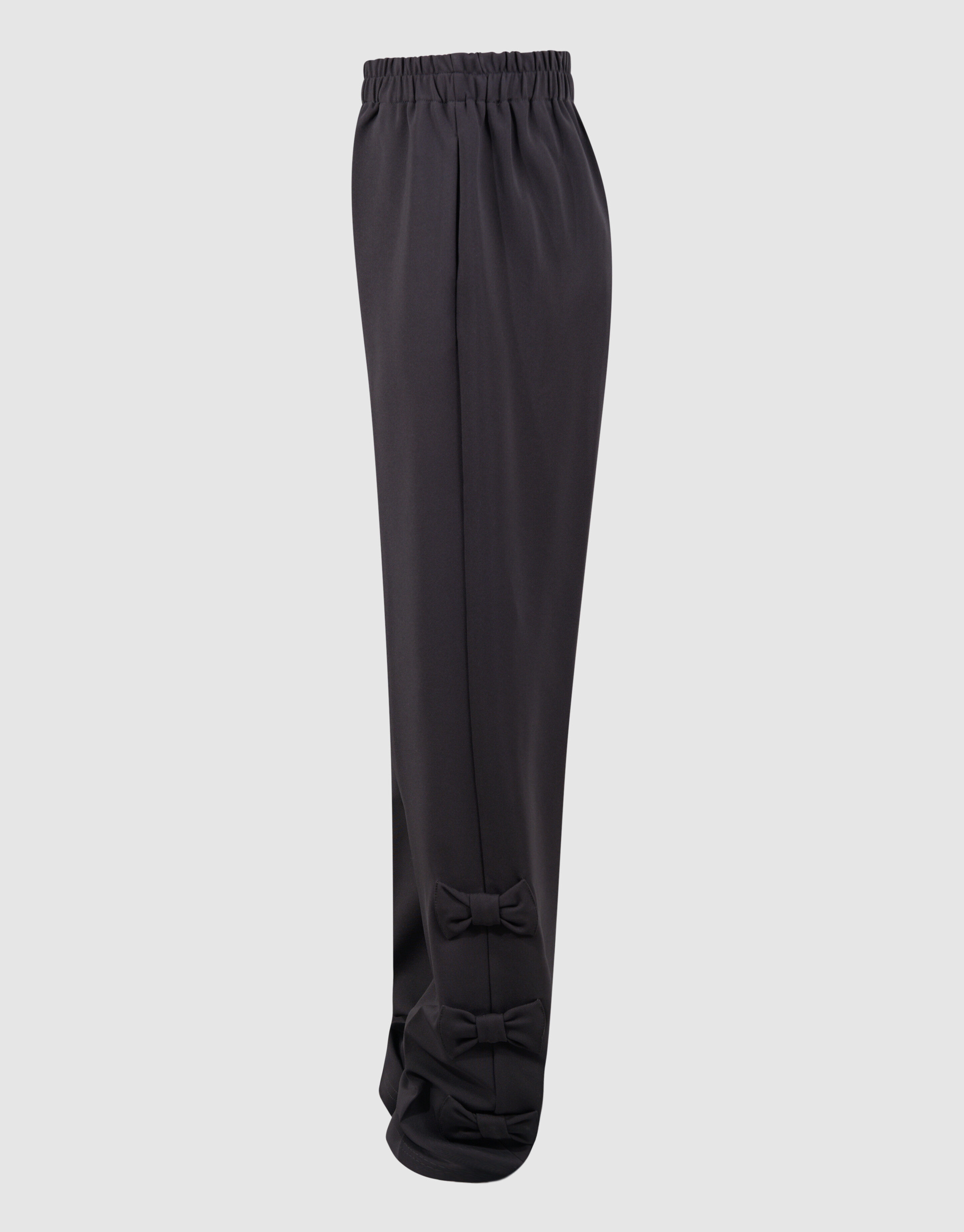 Sportliche Bogenhose mit weitem Bein Dunkelgrau SHOEBY GIRLS