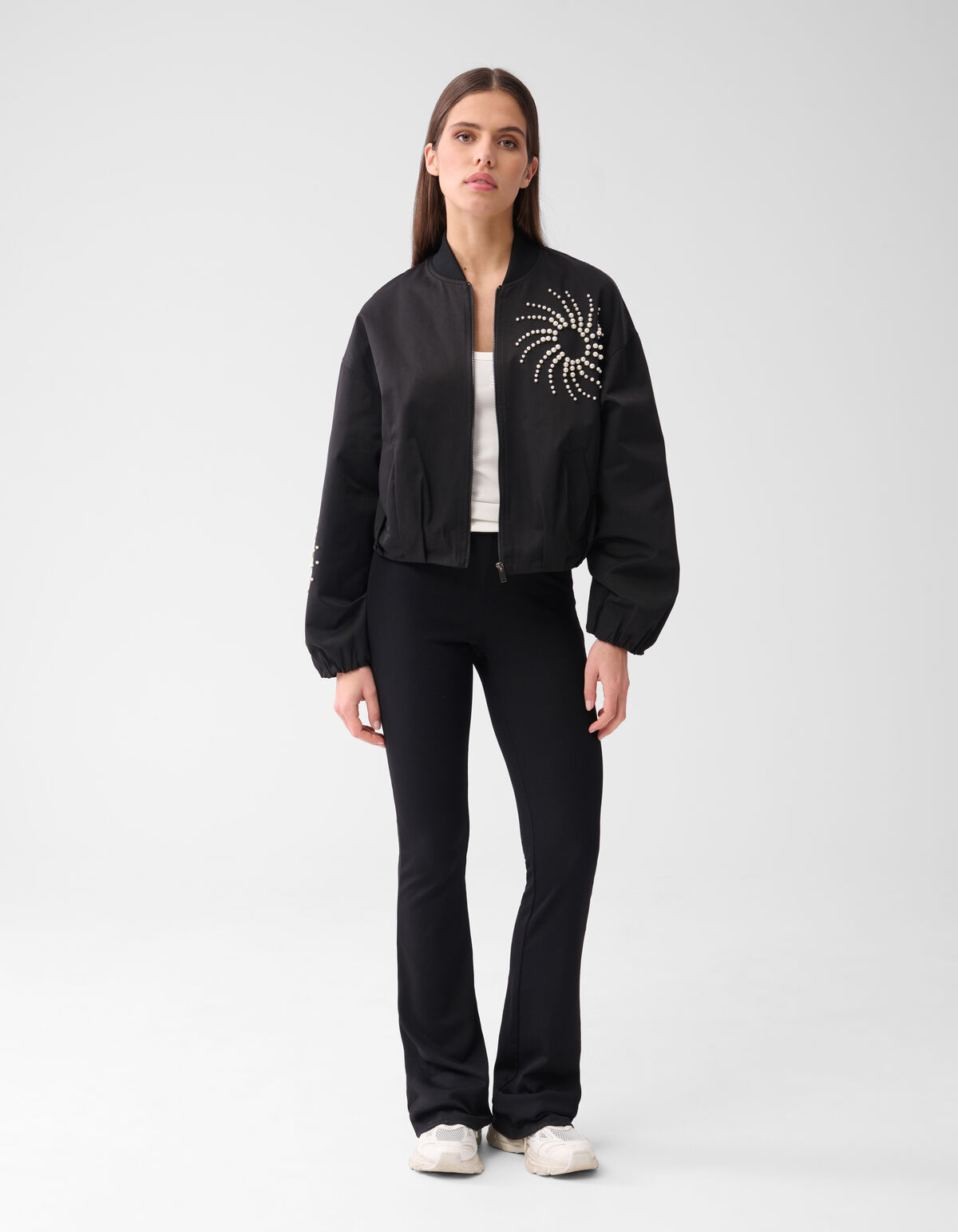 Perlenbomber Schwarz SHOEBY WOMEN