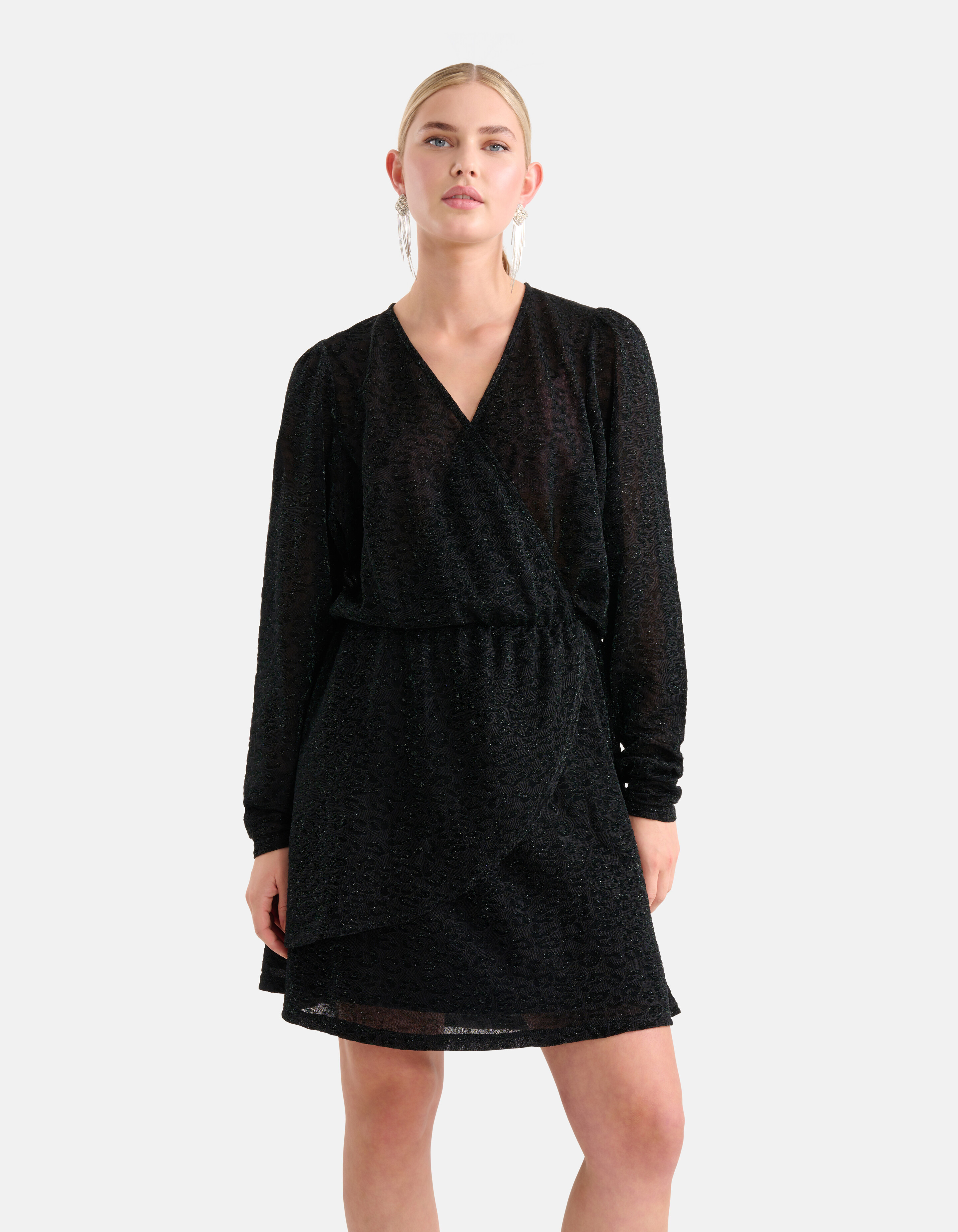 Lurexkleid Dunkelgrün SHOEBY WOMEN