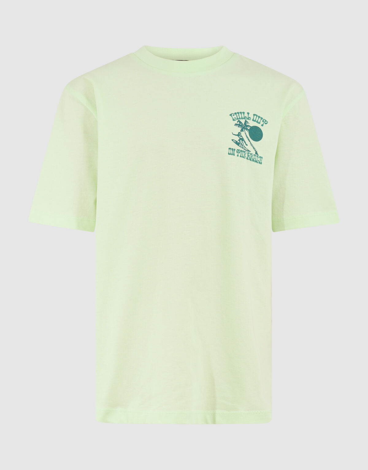 Strand Artwork T-shirt Hellgrün SHOEBY BOYS