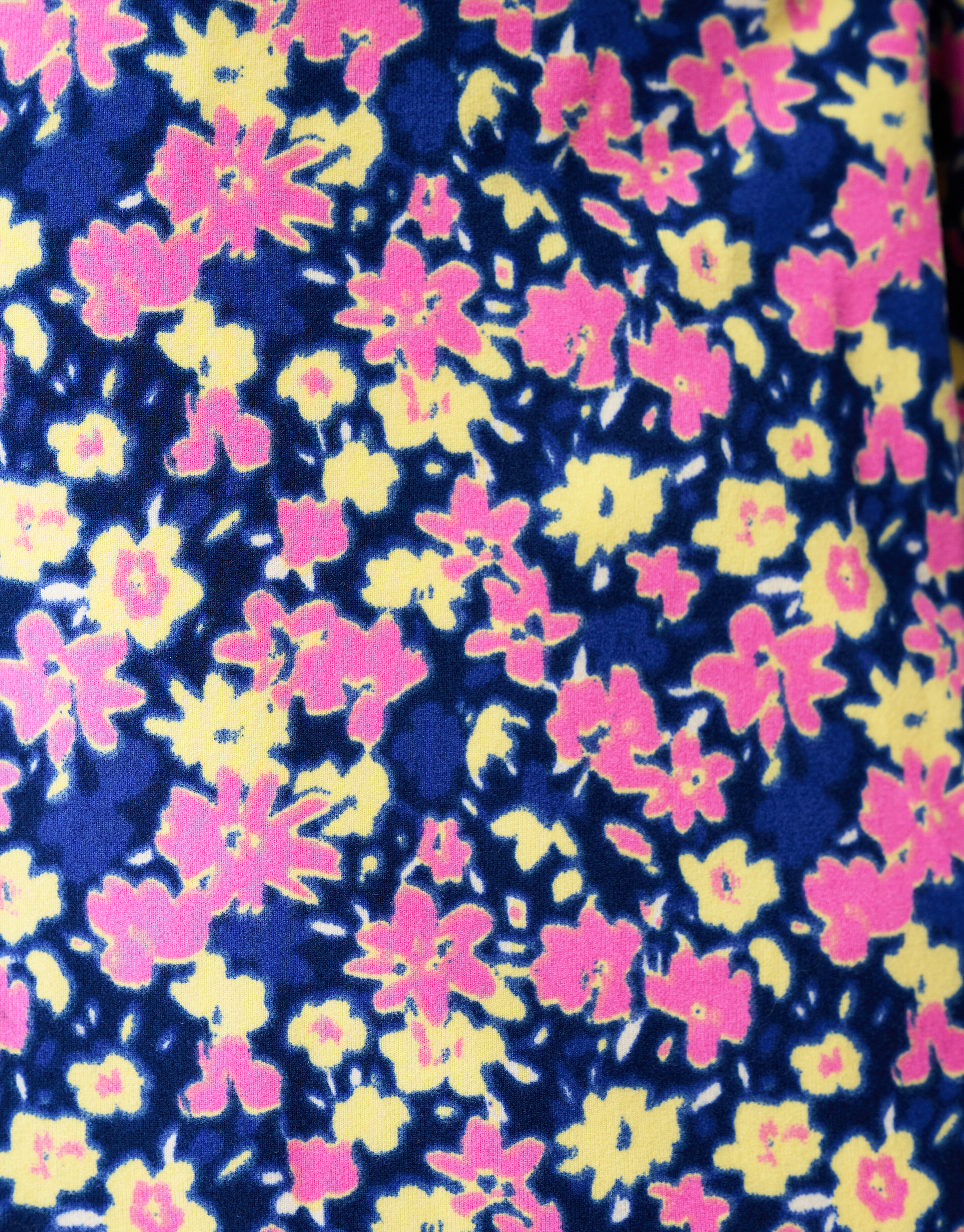 Langarmshirt mit Blumenmuster, dunkelblau/rosa SHOEBY GIRLS