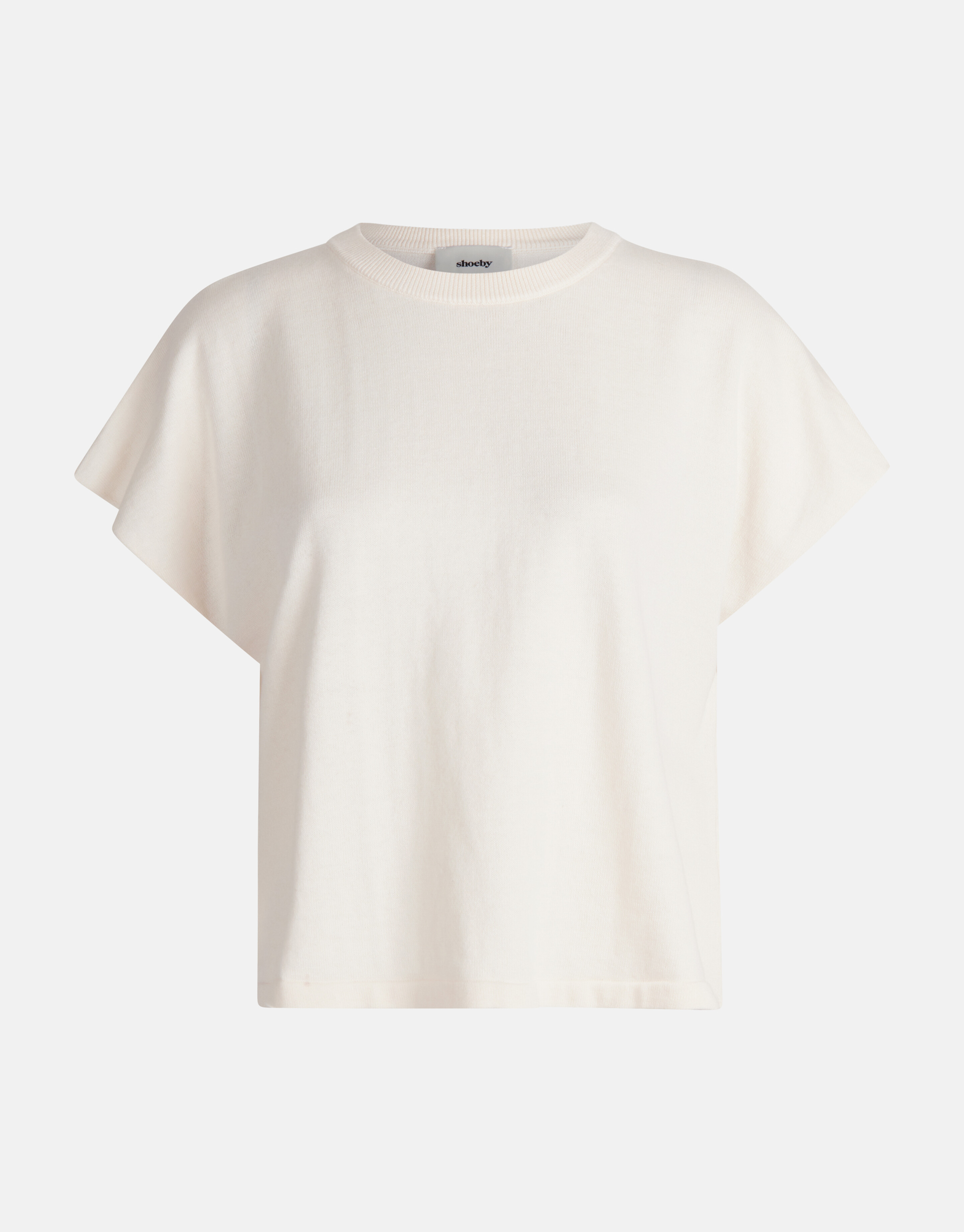 Gestricktes T-shirt Off White von Mieke SHOEBY WOMEN