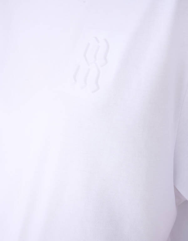 Oversized Logo T-Shirt Wei&szlig; von Mieke SHOEBY WOMEN