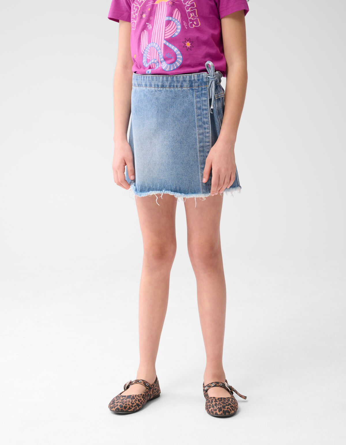 Denim Wrap Skort SHOEBY GIRLS