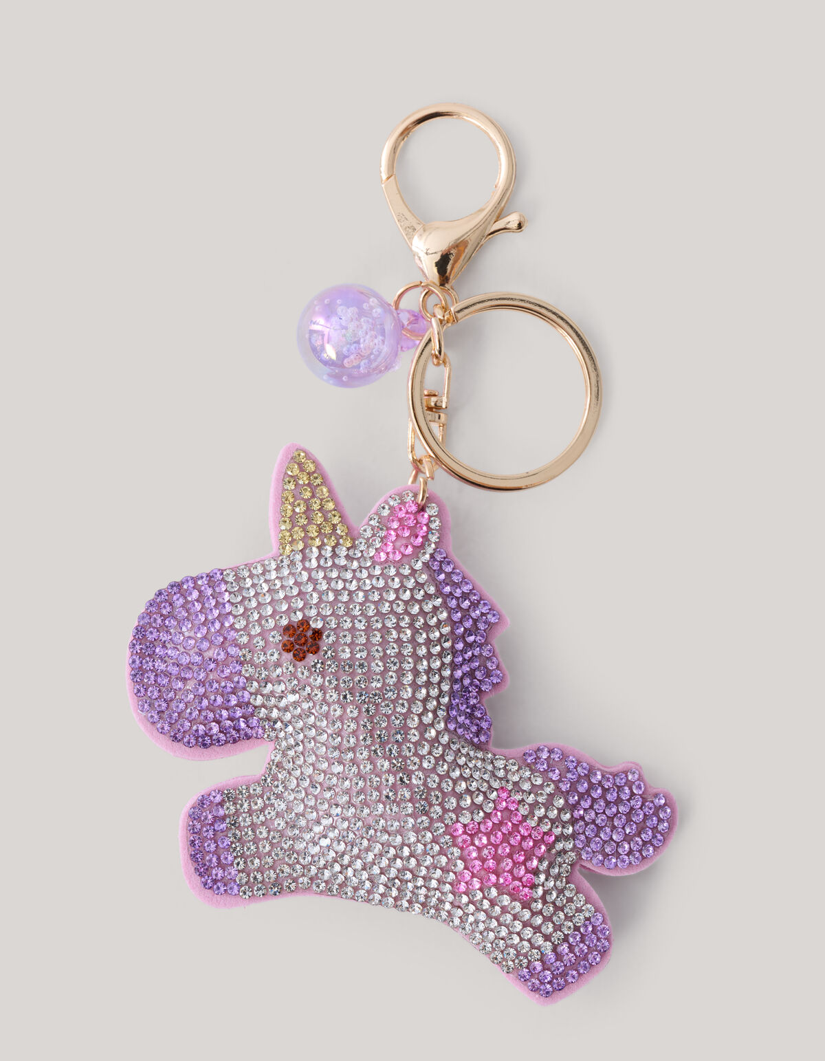 Strass Einhorn Schlüsselanhänger Rosa SHOEBY ACCESSOIRES