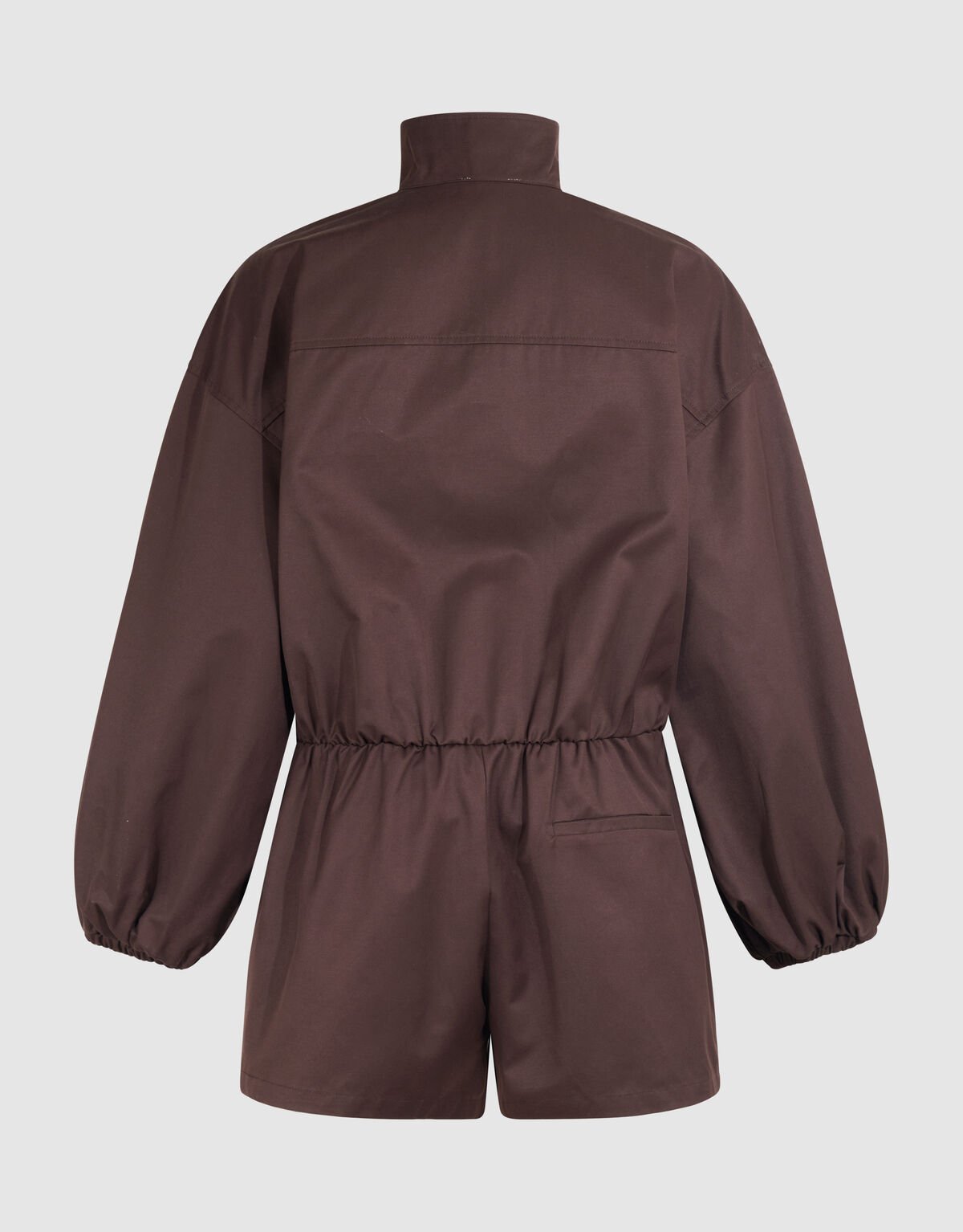 Satin-Jumpsuit in Dunkelbraun SHOEBY WOMEN