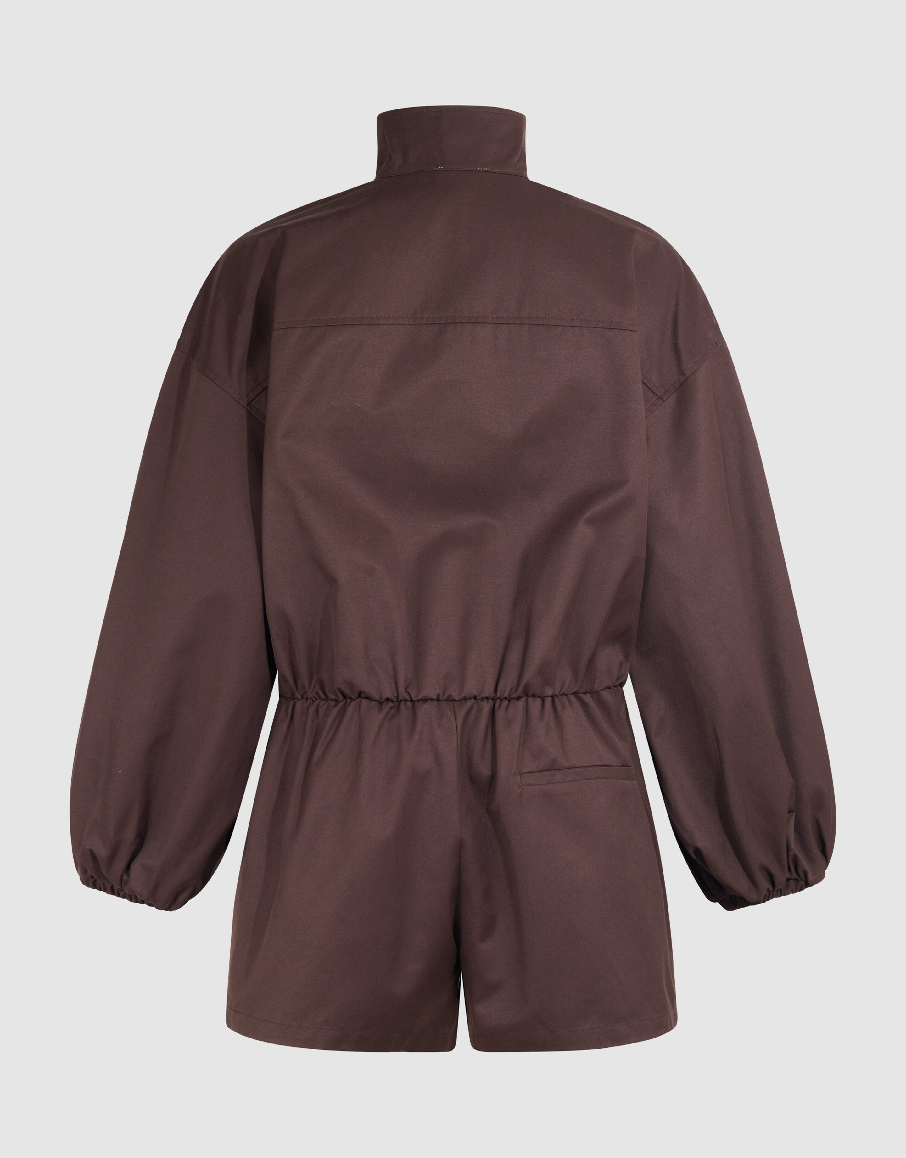 Satin-Jumpsuit in Dunkelbraun SHOEBY WOMEN