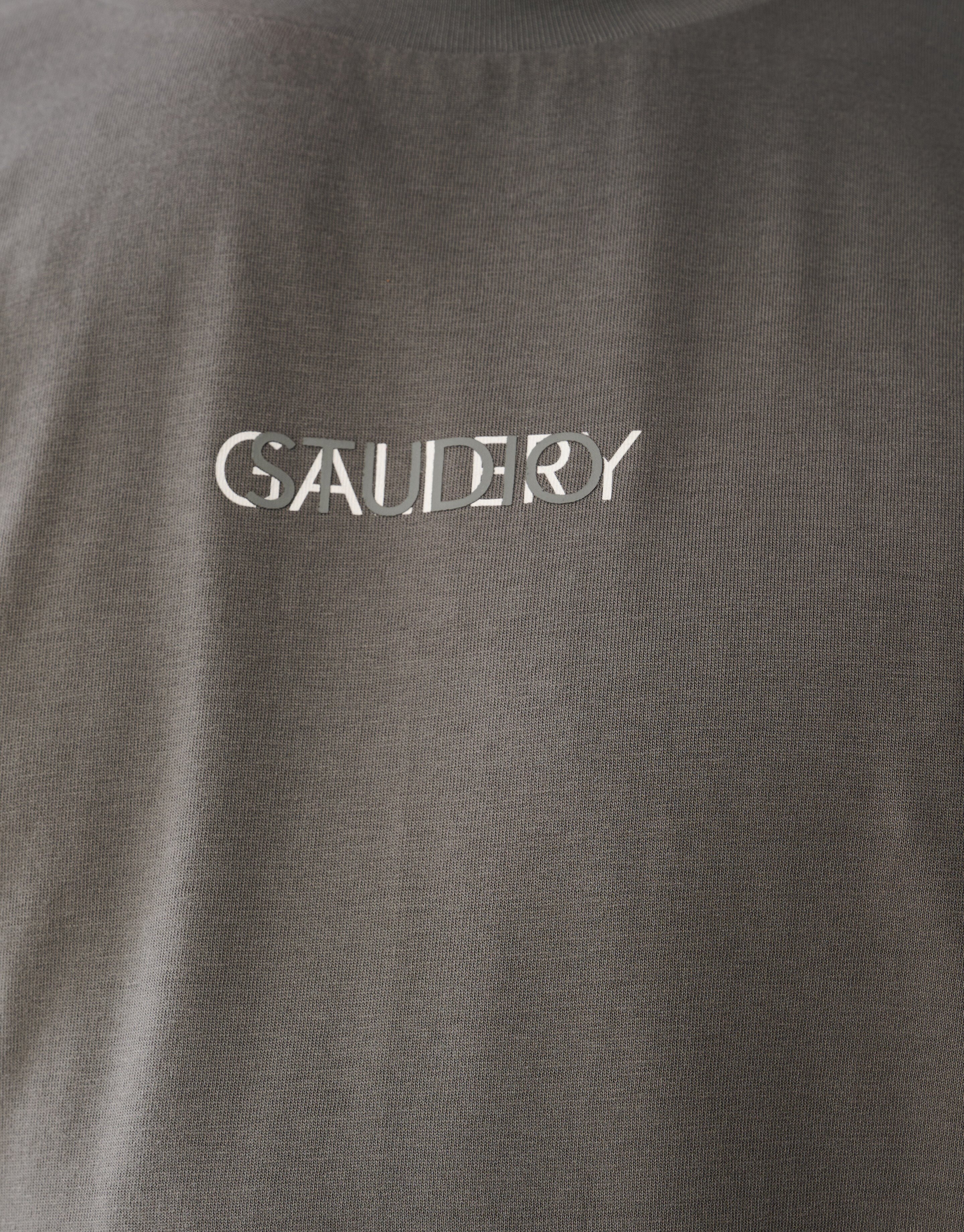 Mixed Text Artwork T-shirt Dunkelgrün SHOEBY MEN