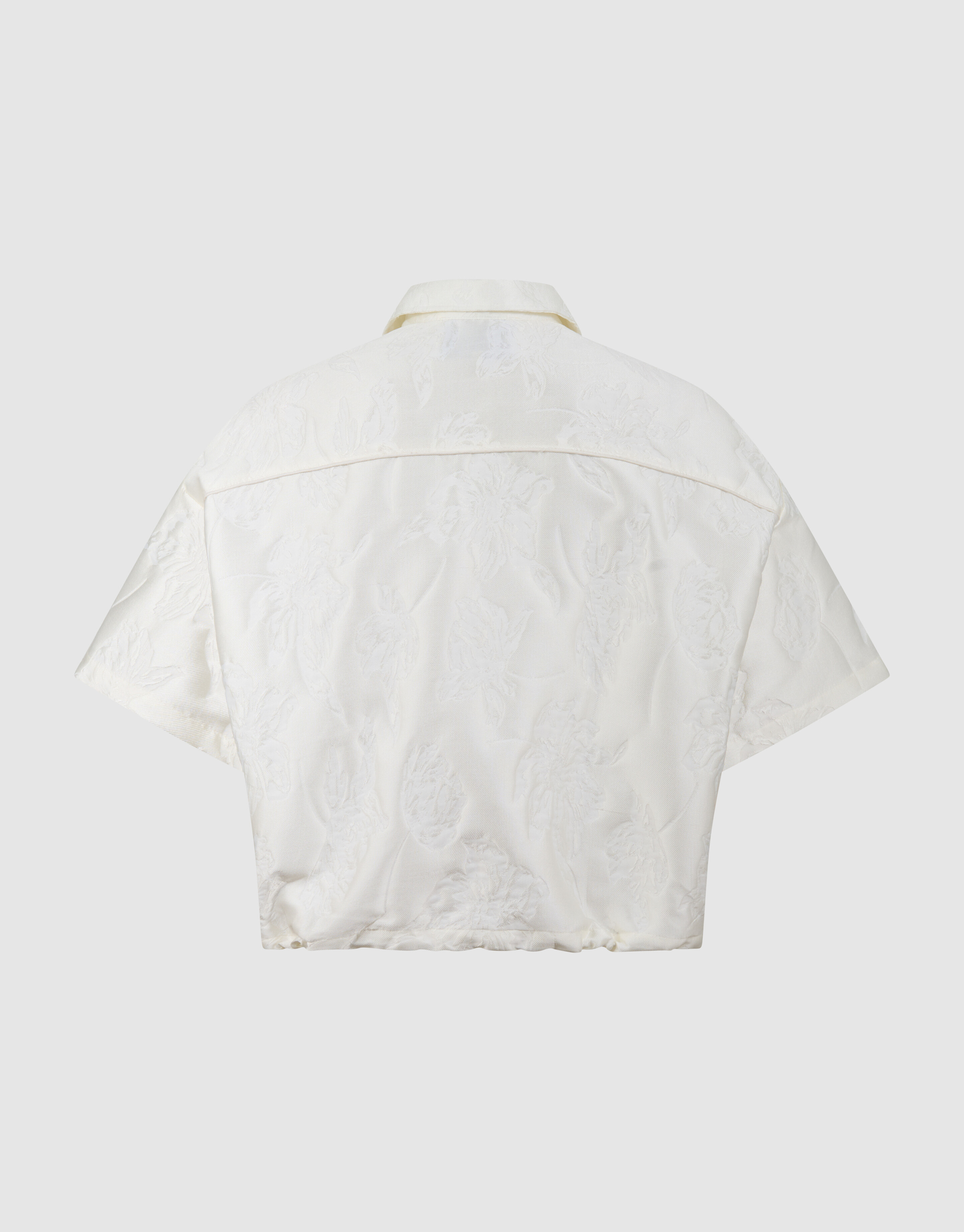 Oversized Jacquard Jacke Off-White SHOEBY WOMEN