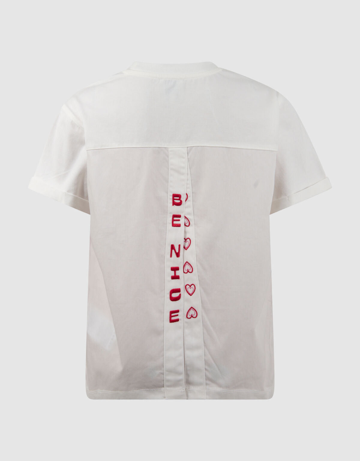 Split Artwork T-Shirt Wei&szlig; SHOEBY GIRLS