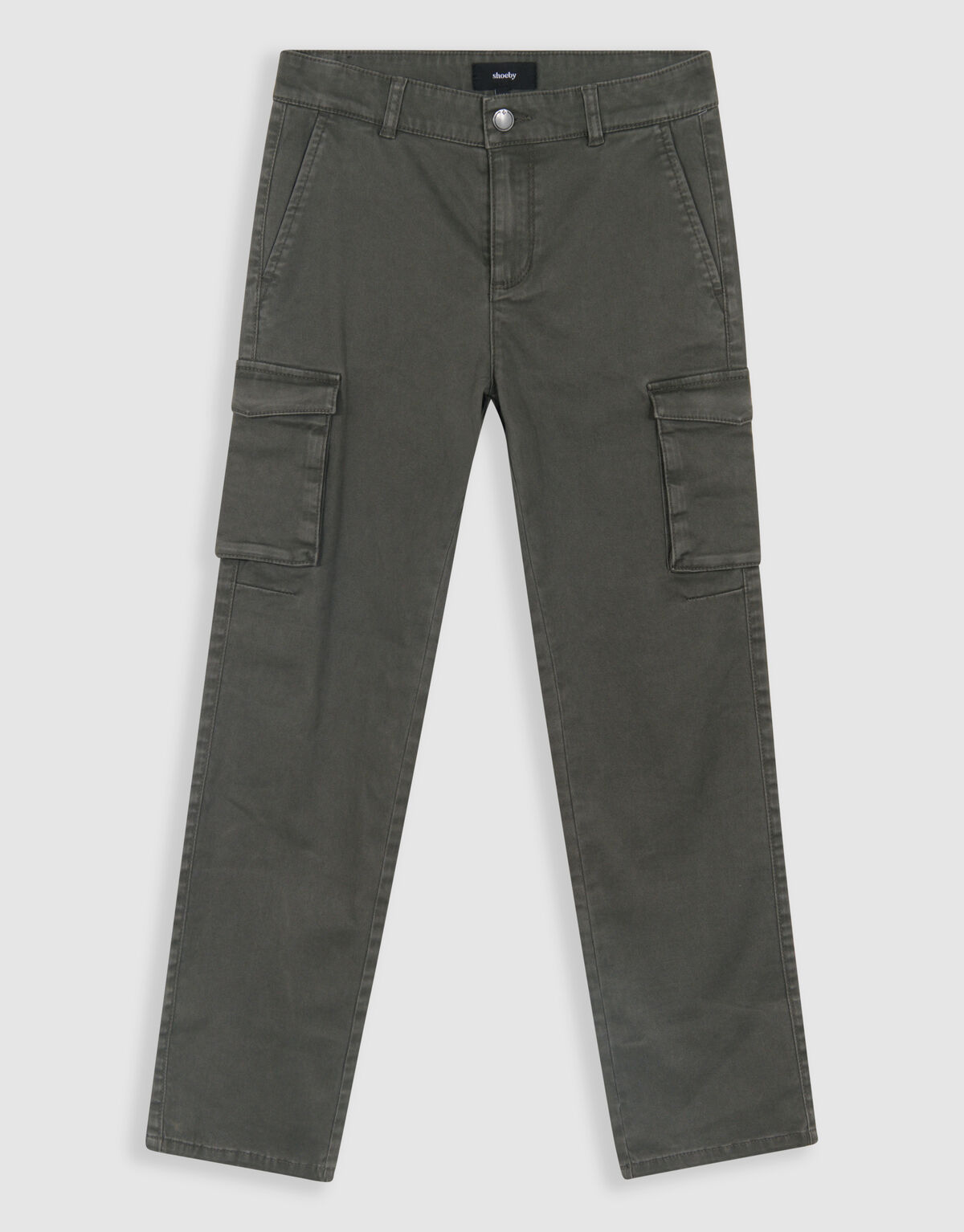 Straight Fit Cargohose Dunkelgrau SHOEBY BOYS