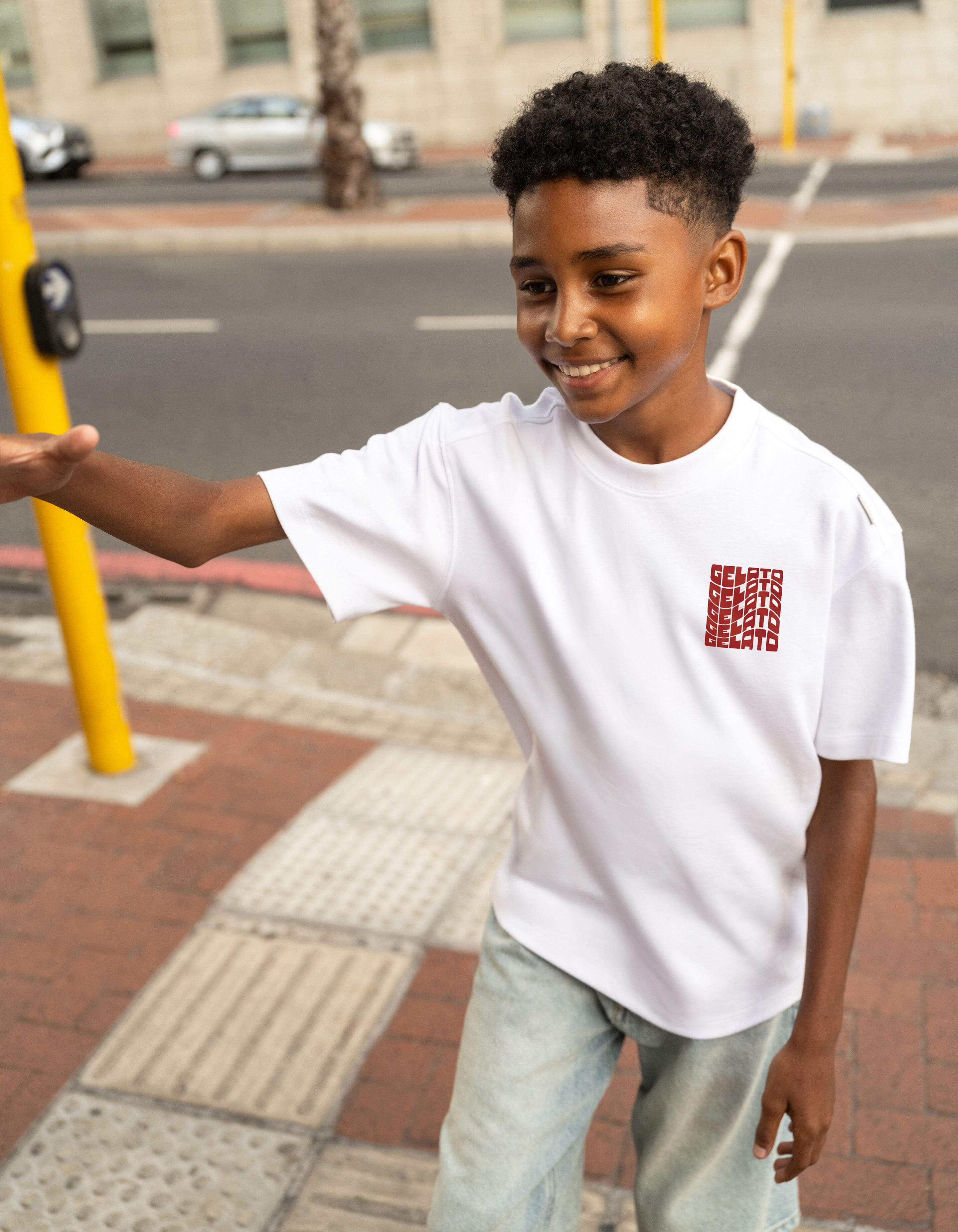 Gelato Artwork T-Shirt Wei&szlig; SHOEBY BOYS