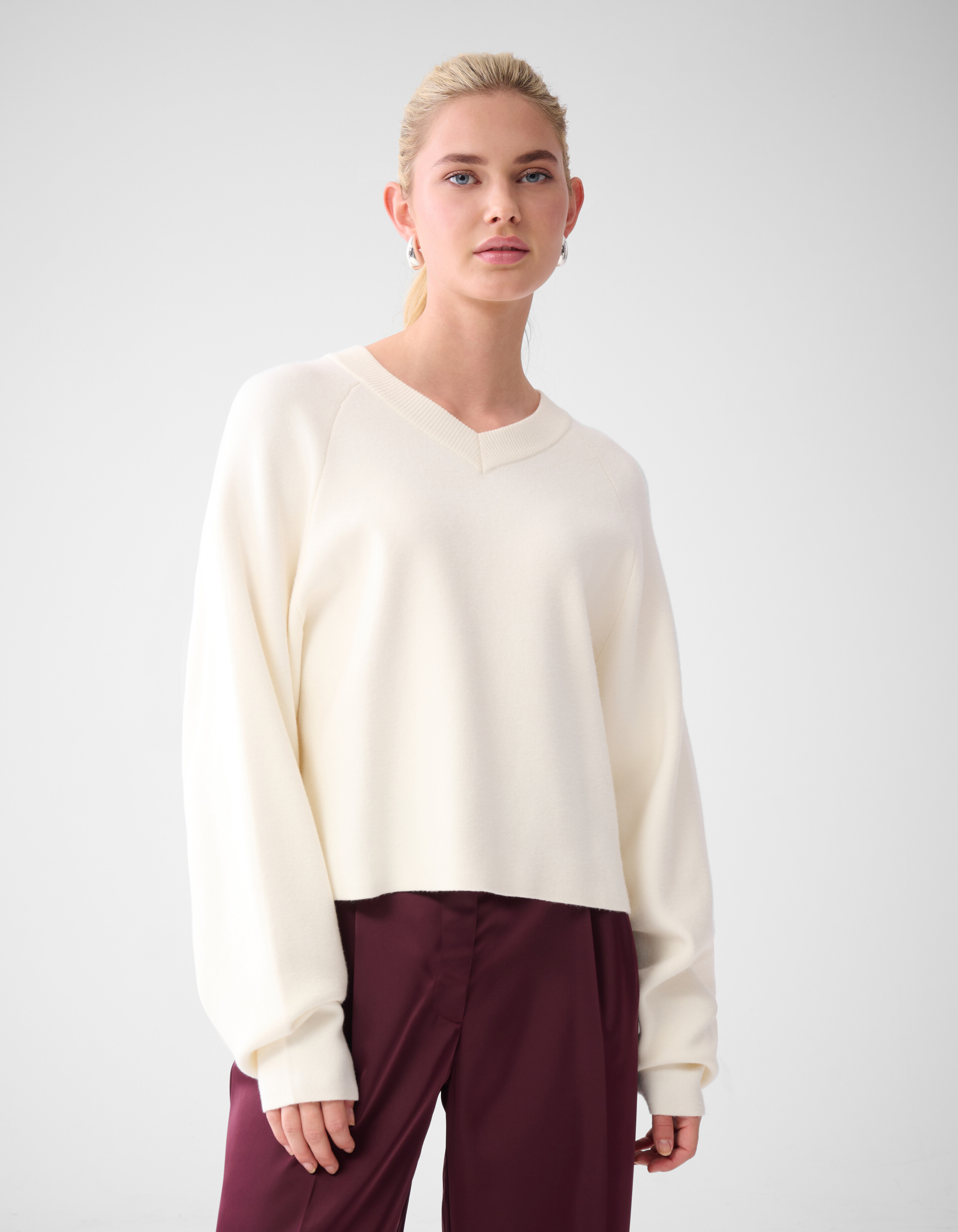 Gekürzter Pullover Off White von Lonneke SHOEBY WOMEN