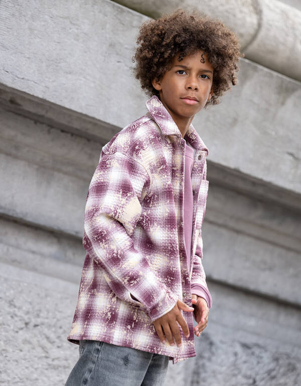 Spetter Ruiten Overshirt Hellrosa SHOEBY BOYS