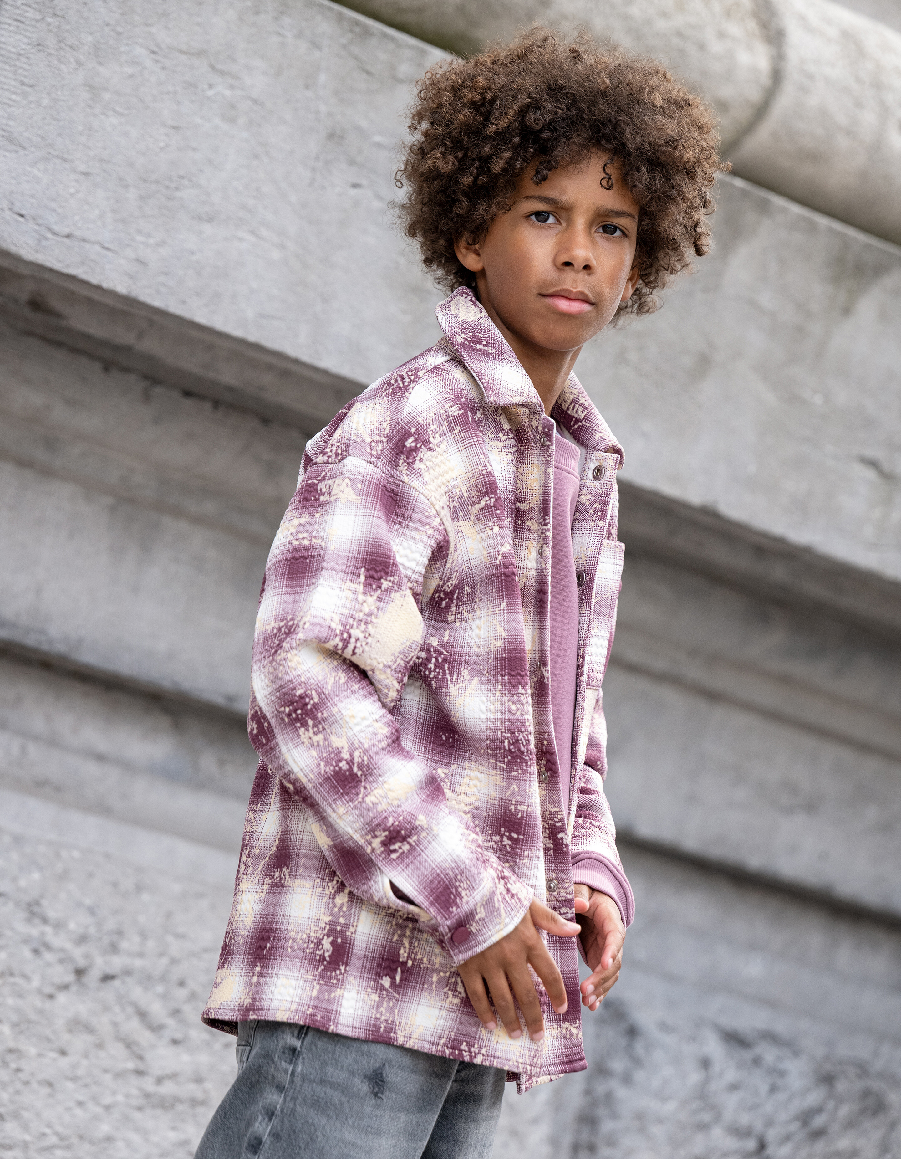 Spetter Ruiten Overshirt Hellrosa SHOEBY BOYS
