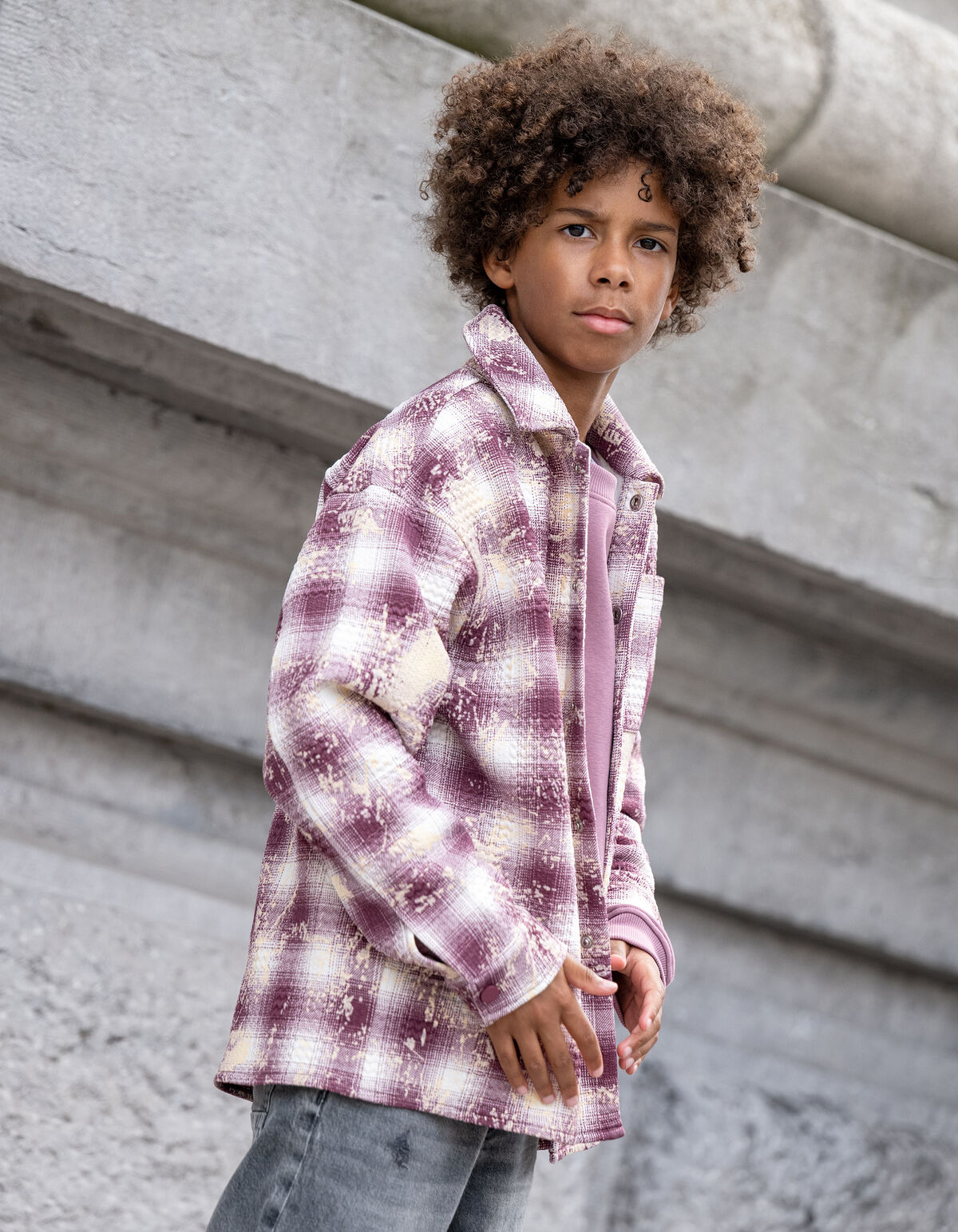 Spetter Ruiten Overshirt Hellrosa SHOEBY BOYS