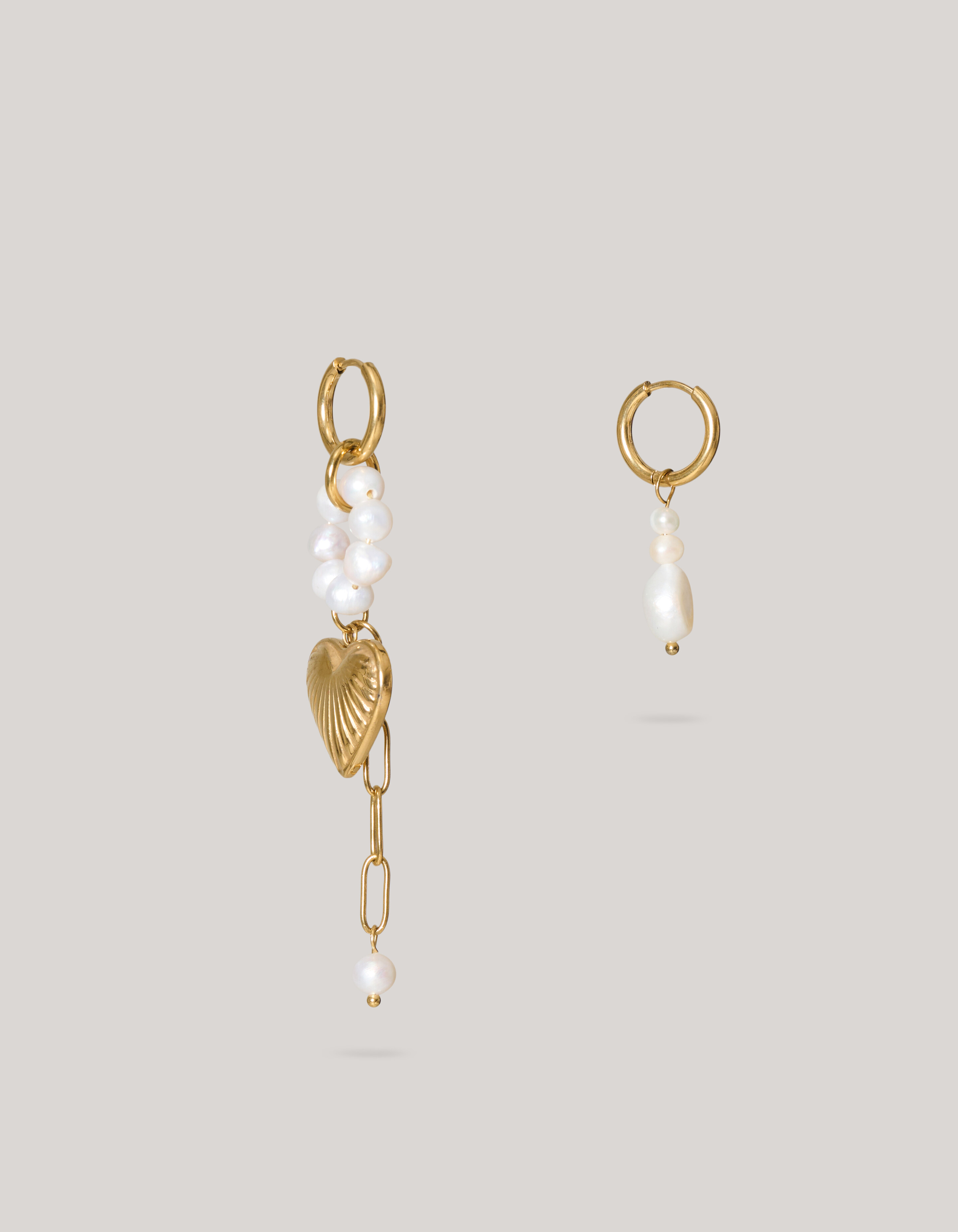 Perlenohrringe Gold SHOEBY ACCESSOIRES