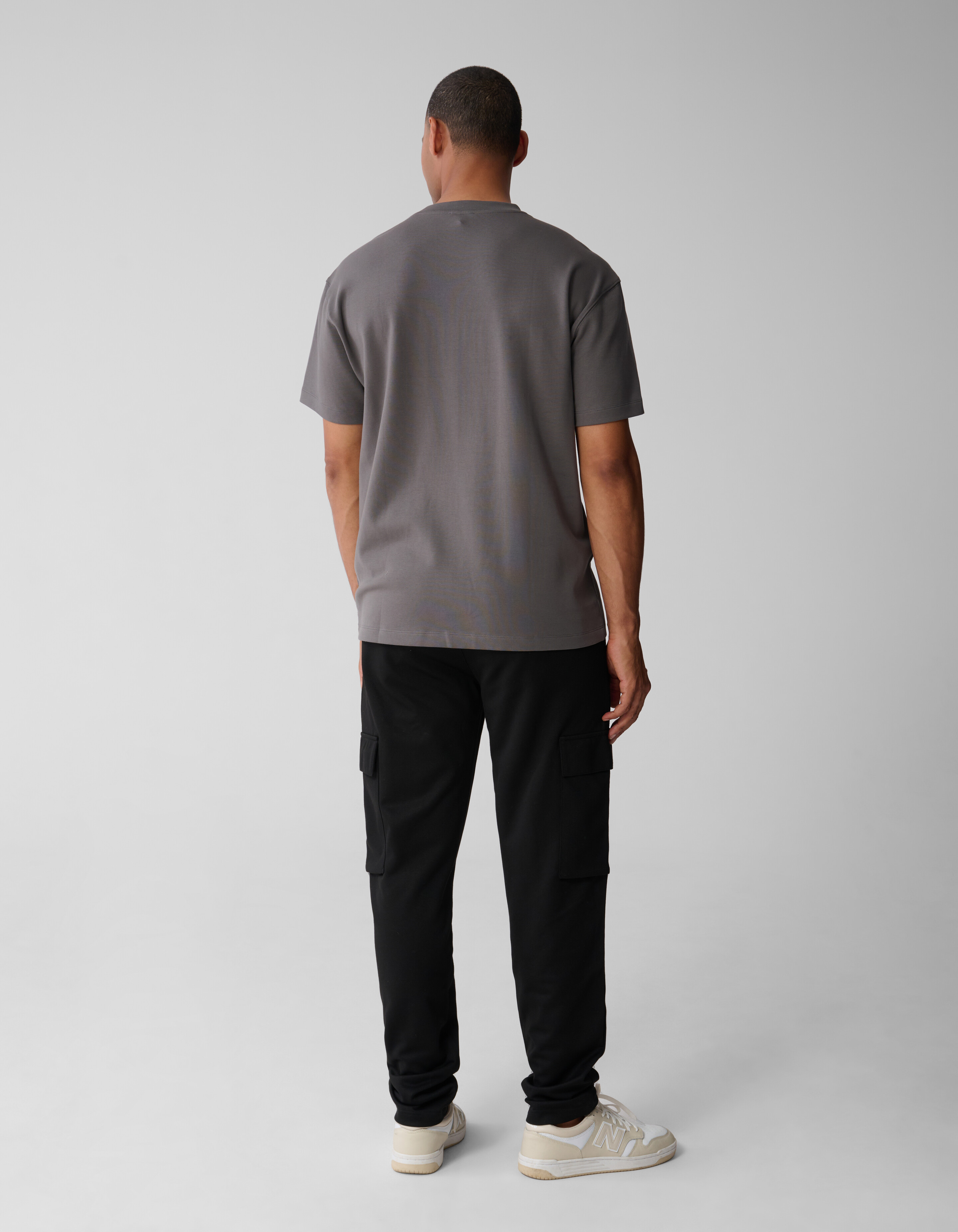 Label-T-Shirt Dunkelgrün SHOEBY MEN
